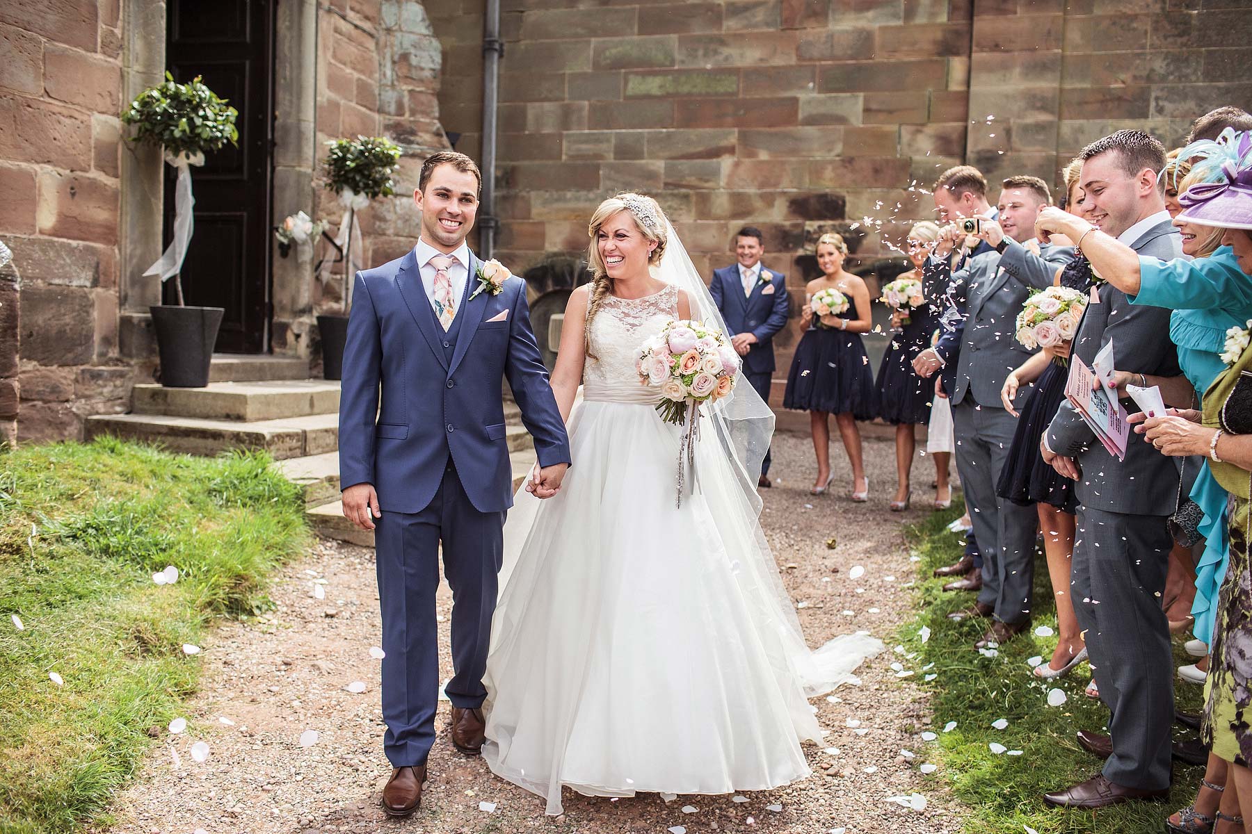 Beautiful storytelling wedding photography at St Andrews Church Weston Park in Staffordshire by Documentary Wedding Photographer Stuart James