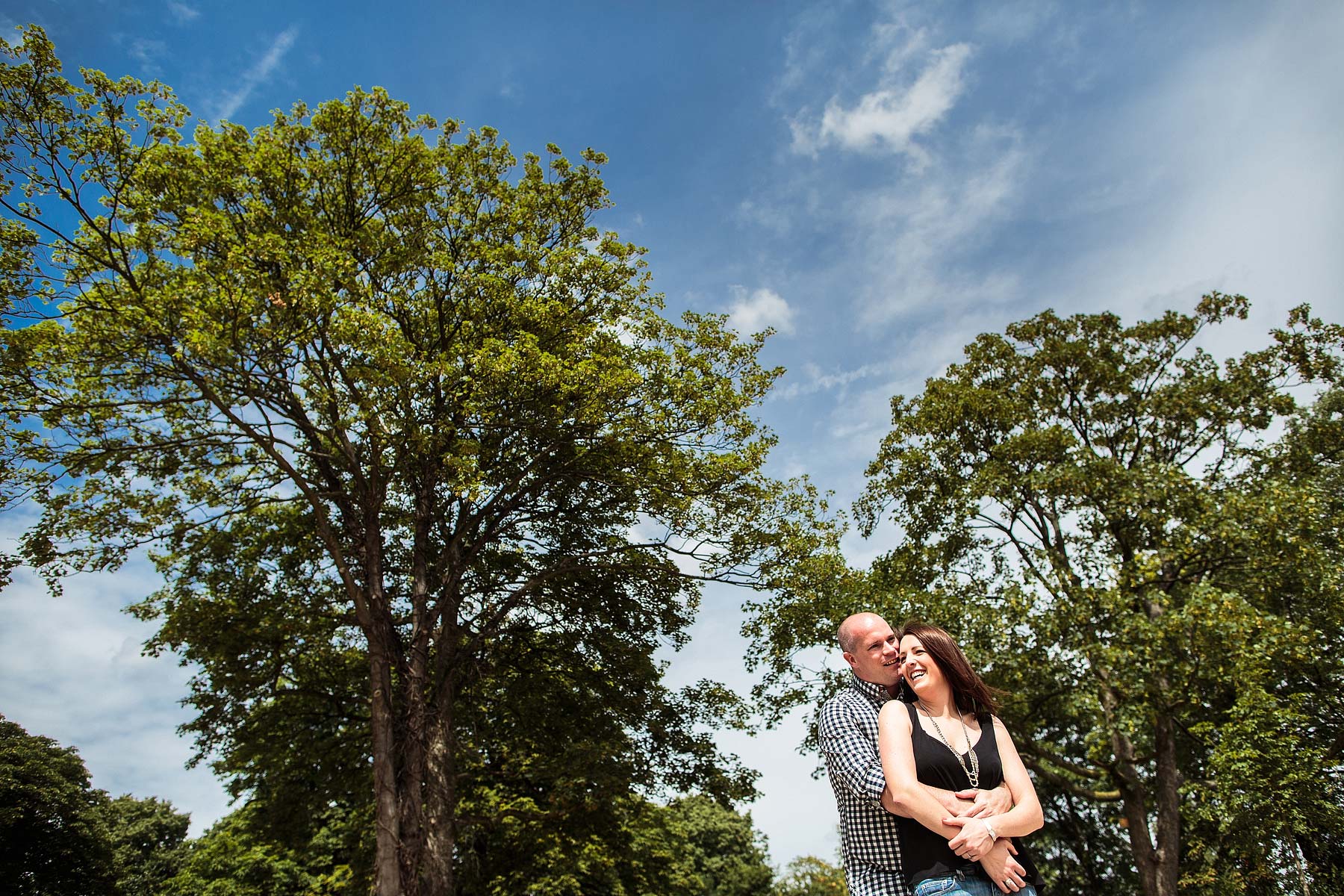 Creative portraits with stunning couple near their home at Walthamstow in London Borough by London Reportage Wedding Photographer Stuart James