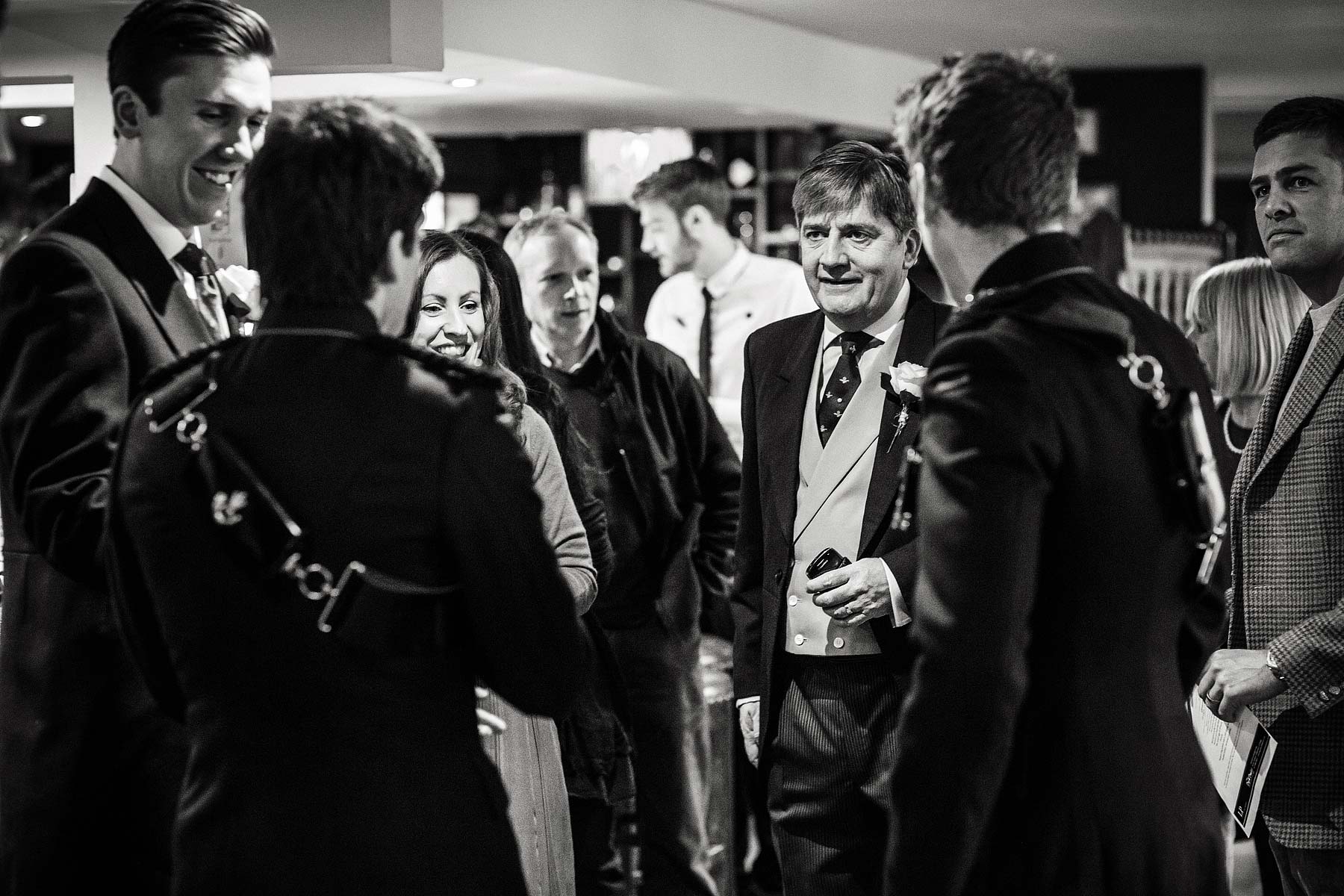 Documentary photography of the grooms preparations at The Dog and Doublet in Sandon by Stafford Documentary Wedding Photographer Stuart James