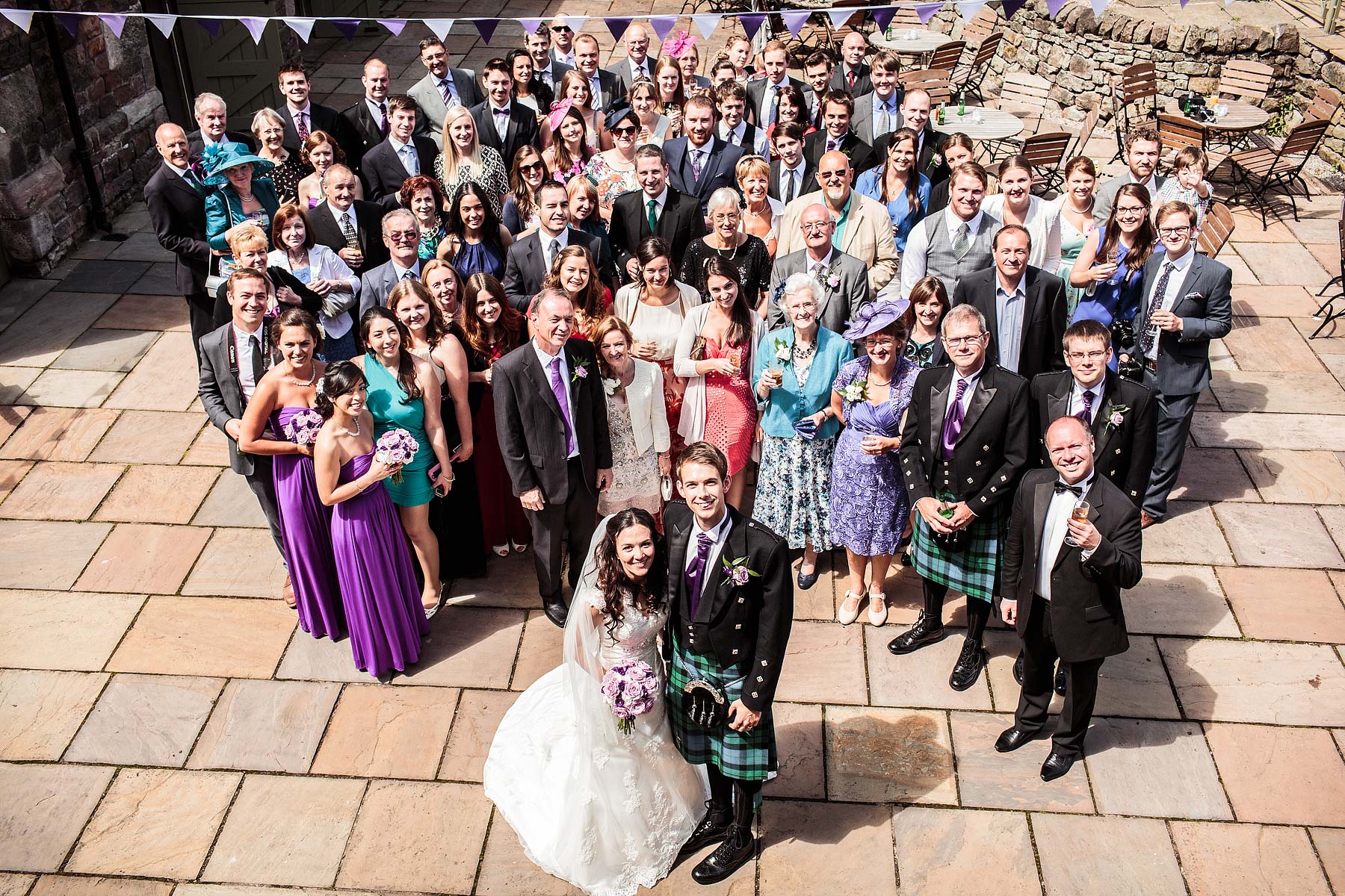 Relaxed family portraits in the gardens at The Ashes in Endon by Leek Documentary Wedding Photographer Stuart James