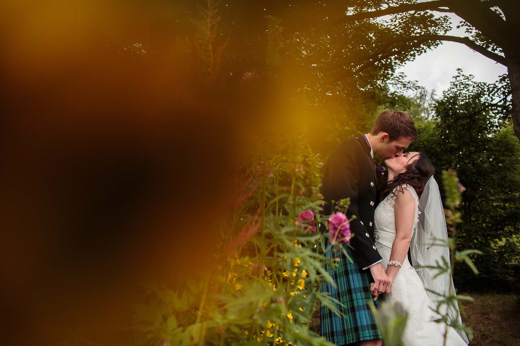 Capturing the character of the bride and groom with relaxed fun and intimate portraits at The Ashes in Endon by Staffordshire Documentary Wedding Photographer Stuart James