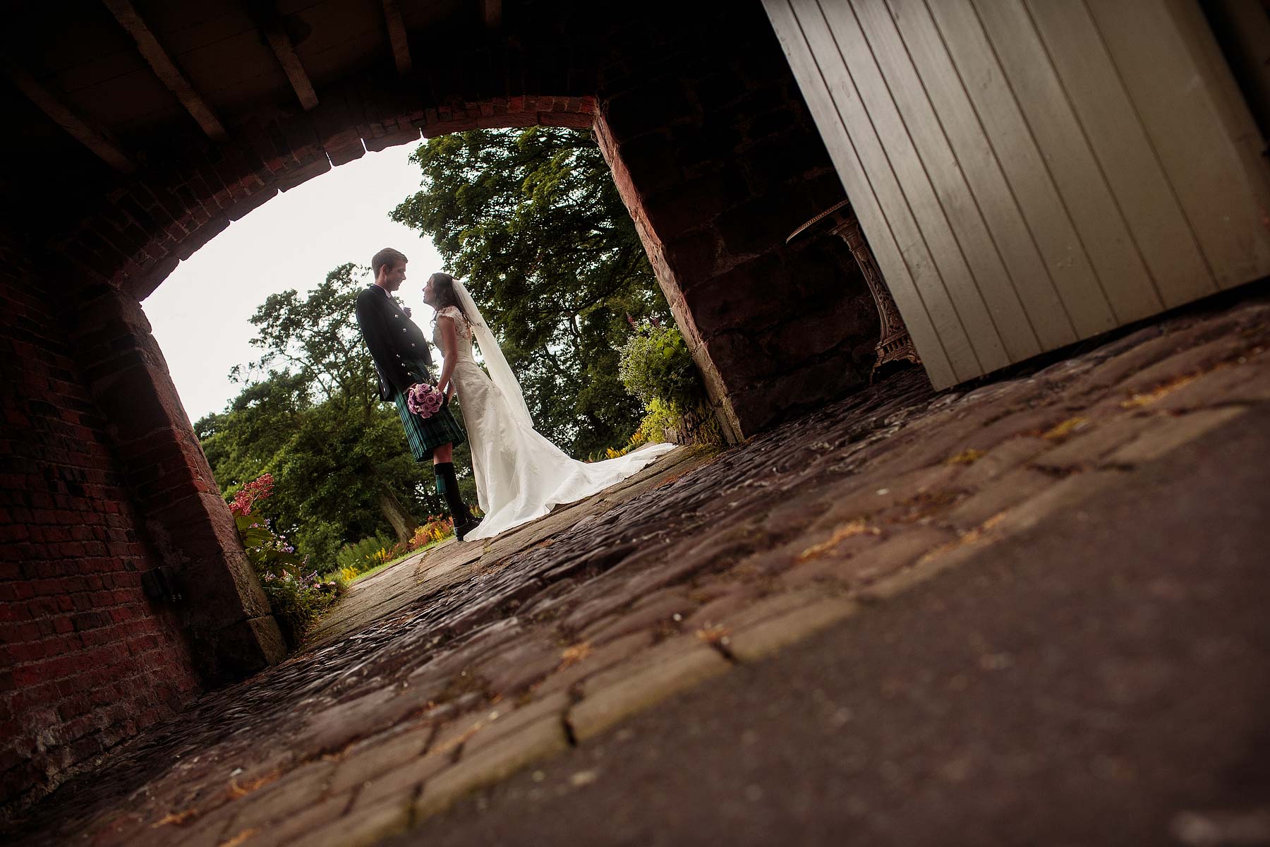 Capturing the character of the bride and groom with relaxed fun and intimate portraits at The Ashes in Endon by Staffordshire Documentary Wedding Photographer Stuart James