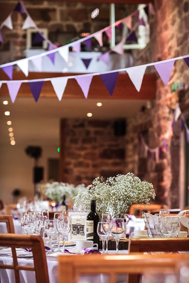 Beautiful vintage details for the wedding breakfast at The Ashes in Endon by Staffordshire Documentary Wedding Photographer Stuart James