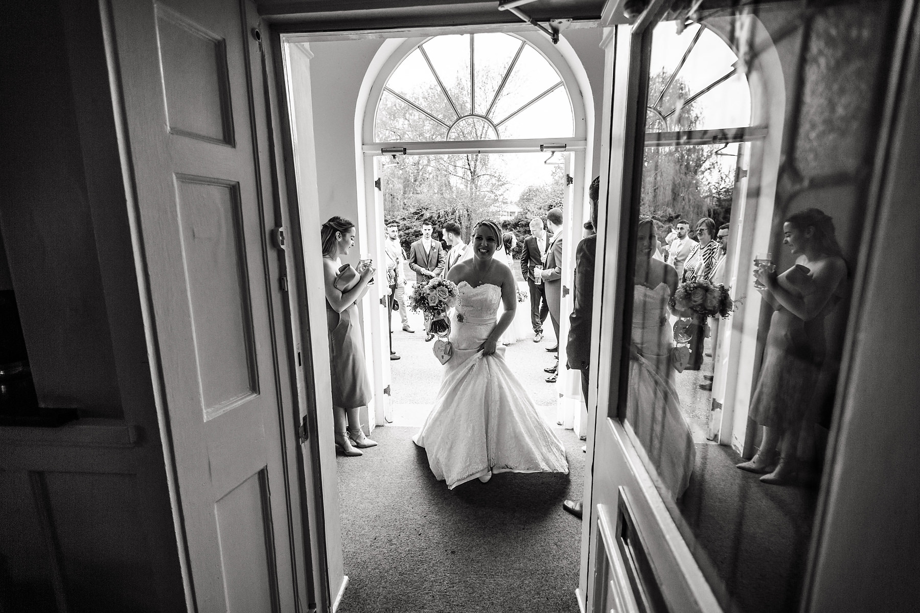 Creative documentary wedding photography Hadley Park House in Telford by Documentary Wedding Photographer Stuart James