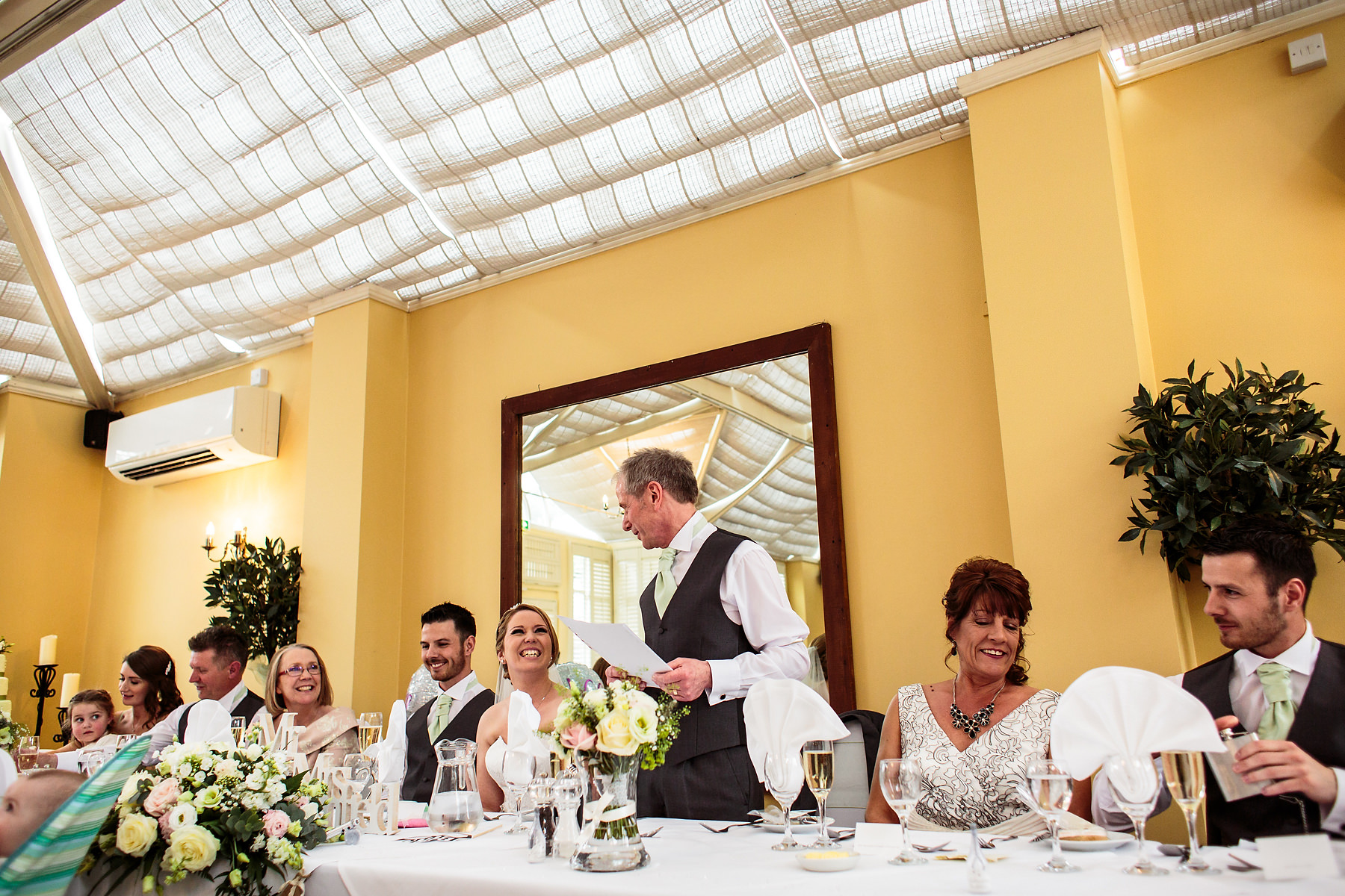 Creative documentary wedding photography Hadley Park House in Telford by Documentary Wedding Photographer Stuart James