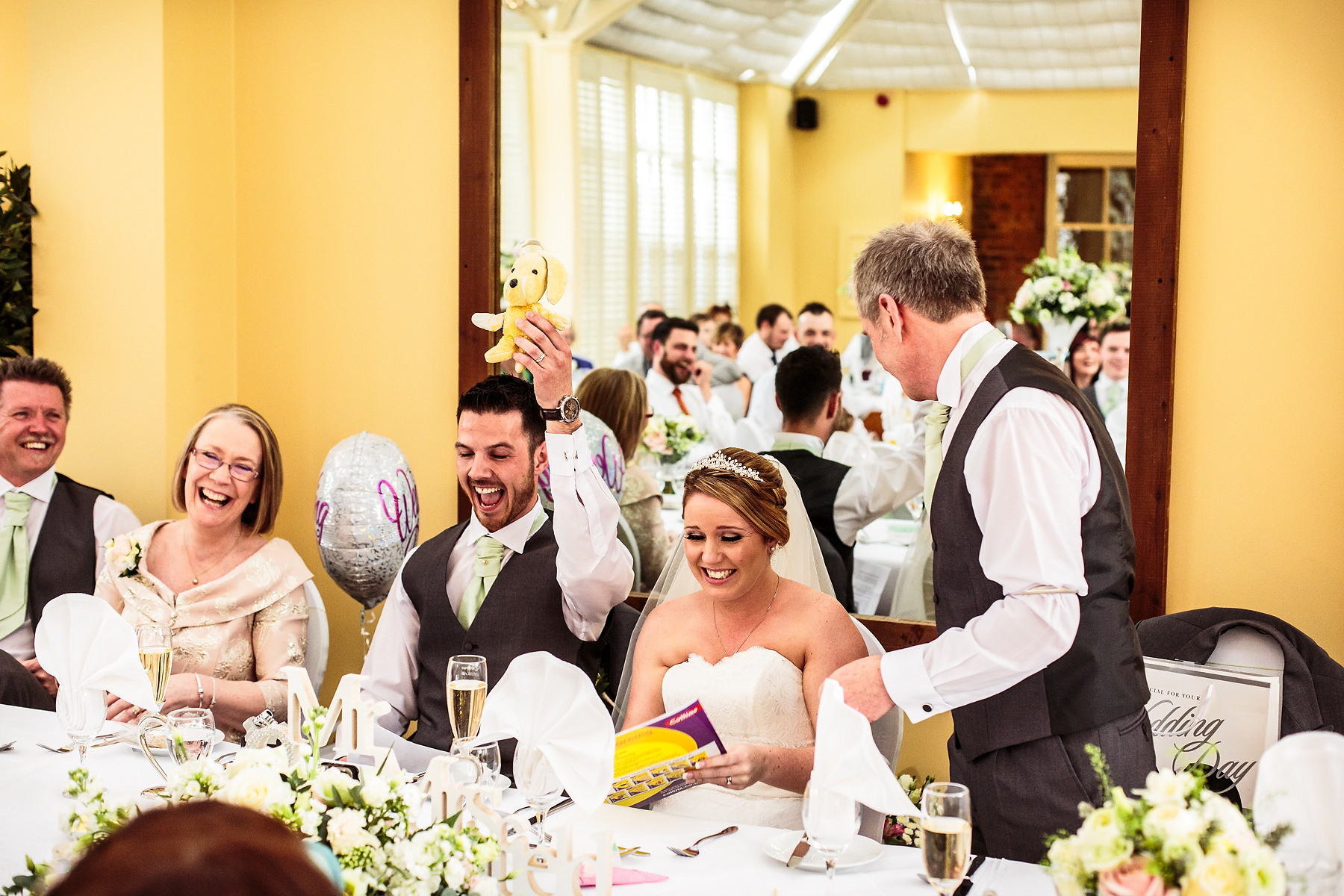 Creative documentary wedding photography Hadley Park House in Telford by Documentary Wedding Photographer Stuart James