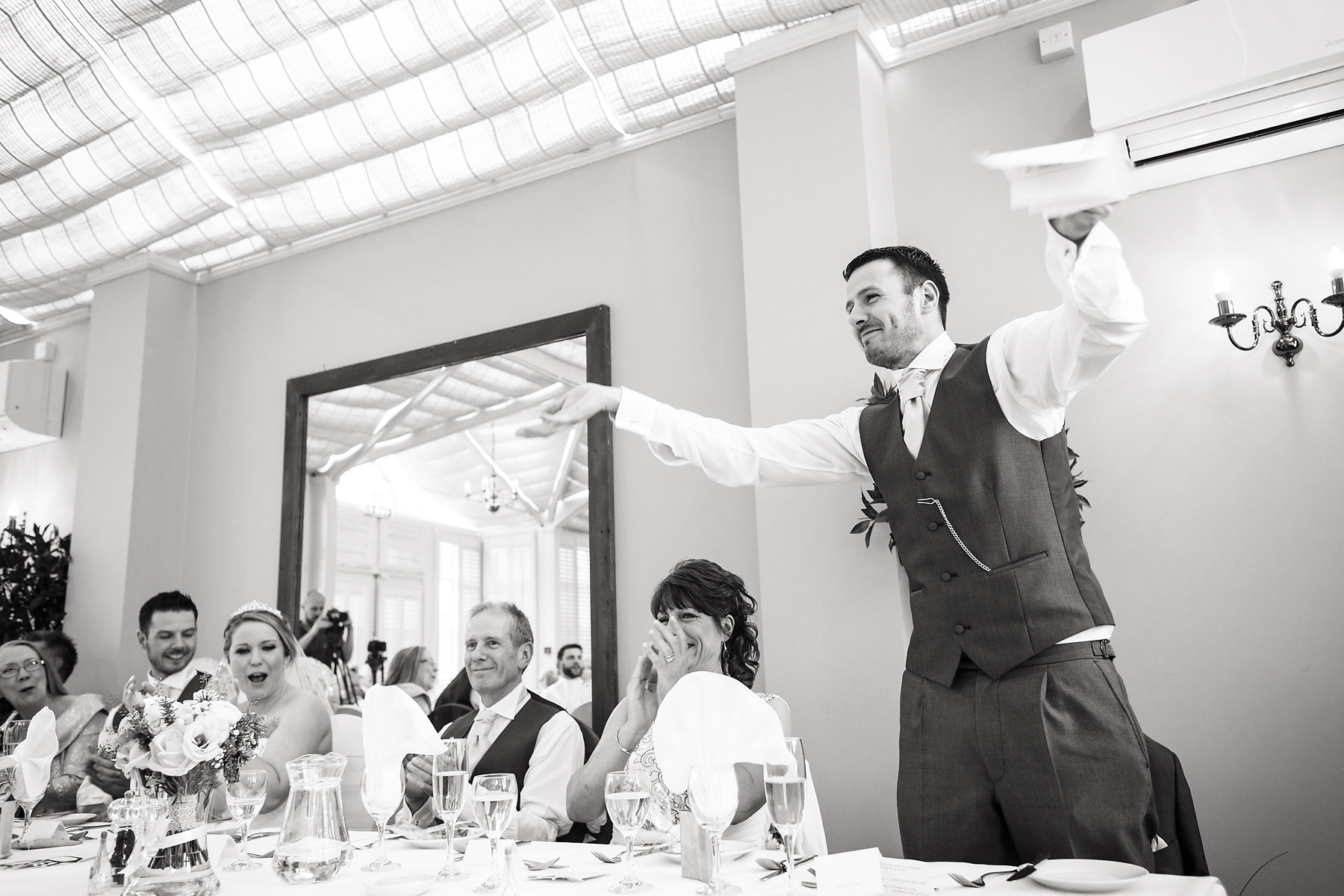 Creative documentary wedding photography Hadley Park House in Telford by Documentary Wedding Photographer Stuart James