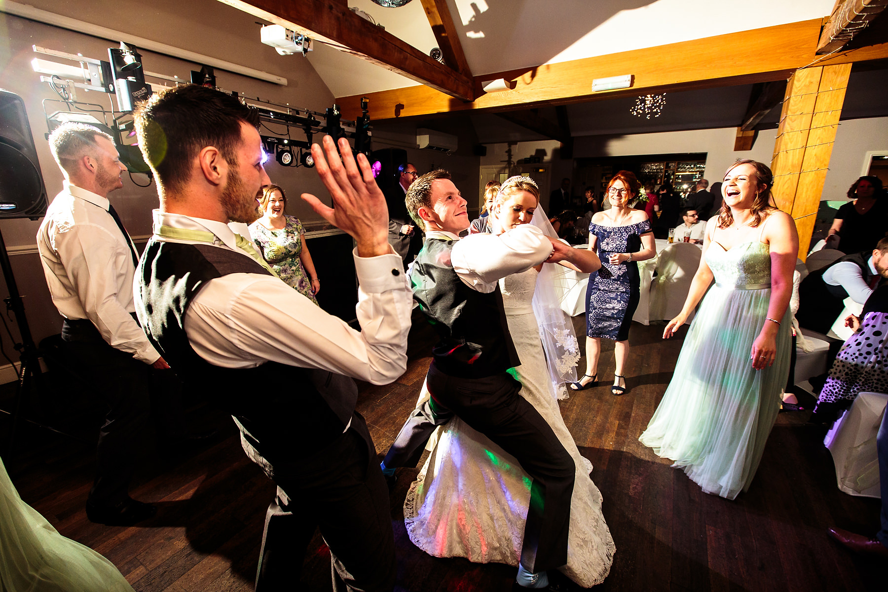 Creative documentary wedding photography Hadley Park House in Telford by Documentary Wedding Photographer Stuart James