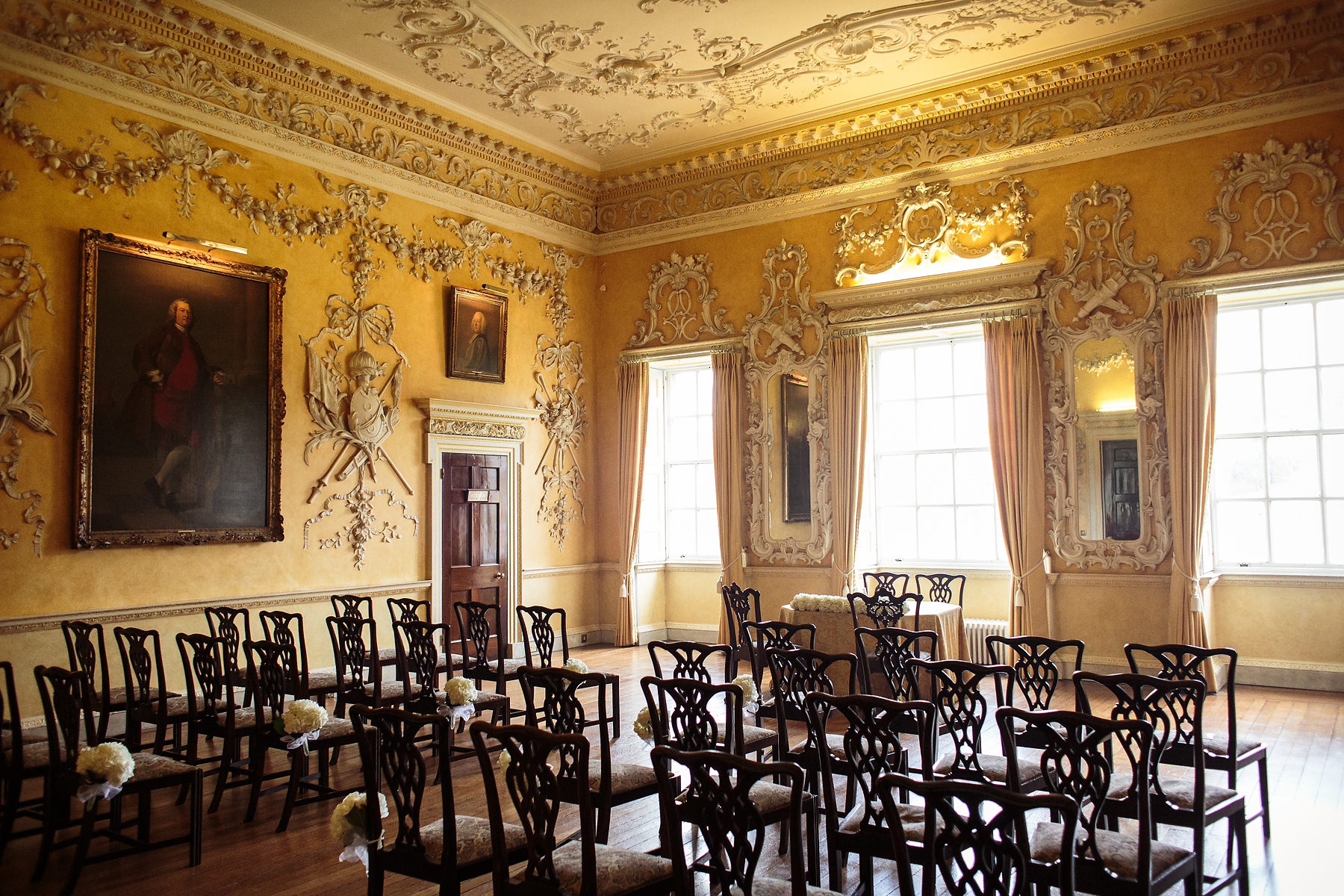Creative documentary wedding photography at Hagley Hall in Worcestershire by Documentary Wedding Photographer Stuart James