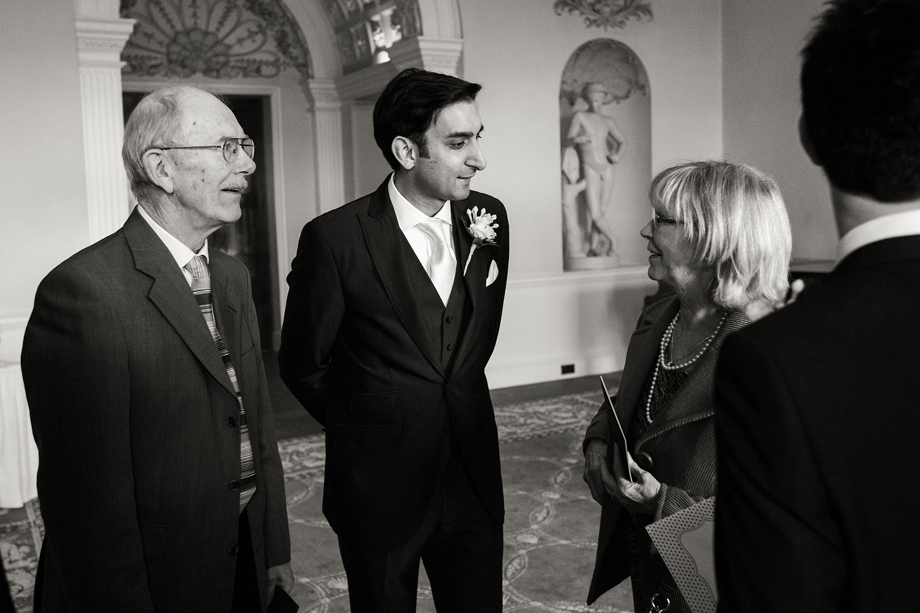 Creative documentary wedding photography at Hagley Hall in Worcestershire by Documentary Wedding Photographer Stuart James