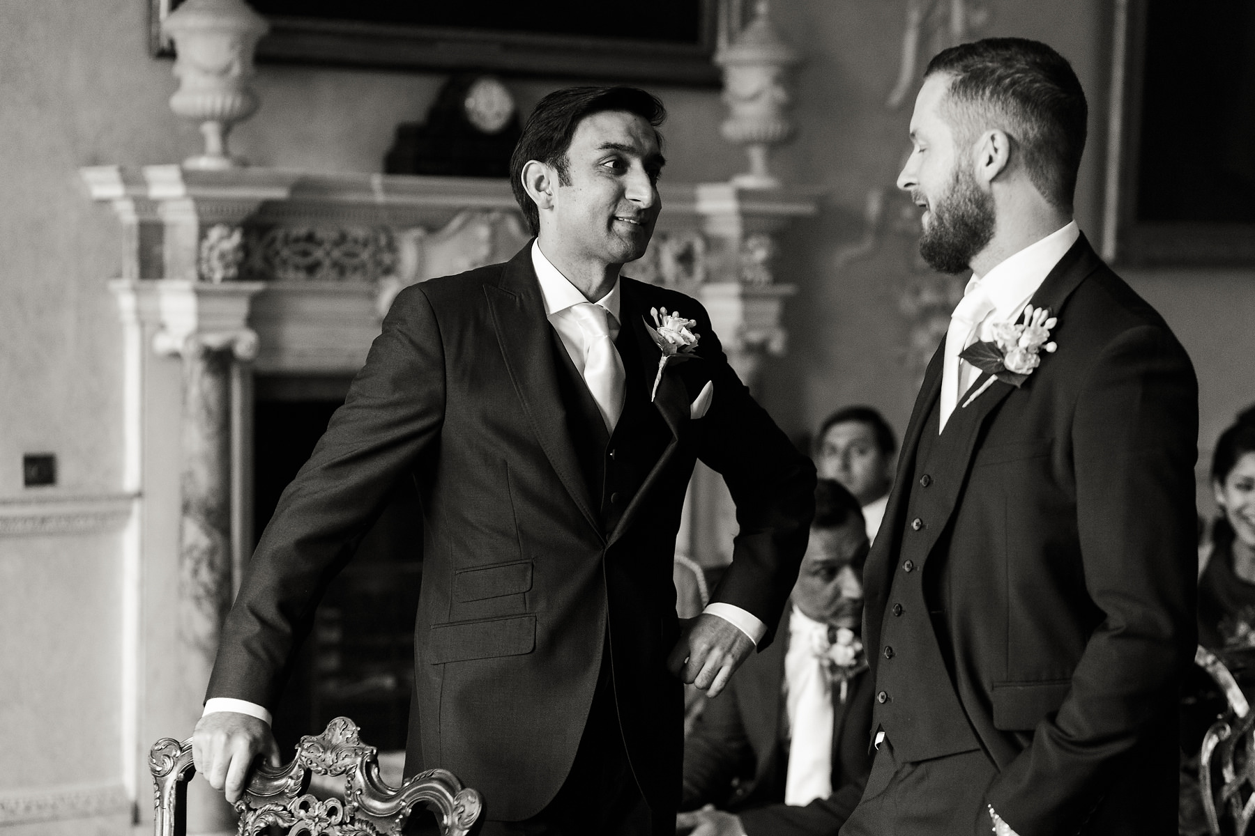 Creative documentary wedding photography at Hagley Hall in Worcestershire by Documentary Wedding Photographer Stuart James