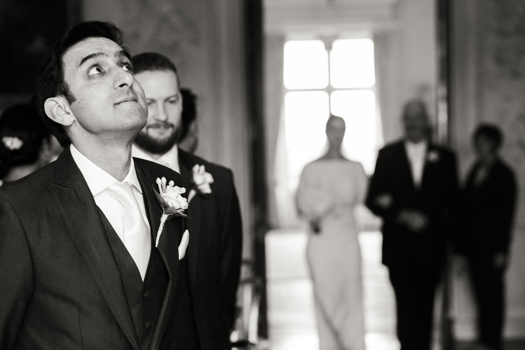 Creative documentary wedding photography at Hagley Hall in Worcestershire by Documentary Wedding Photographer Stuart James