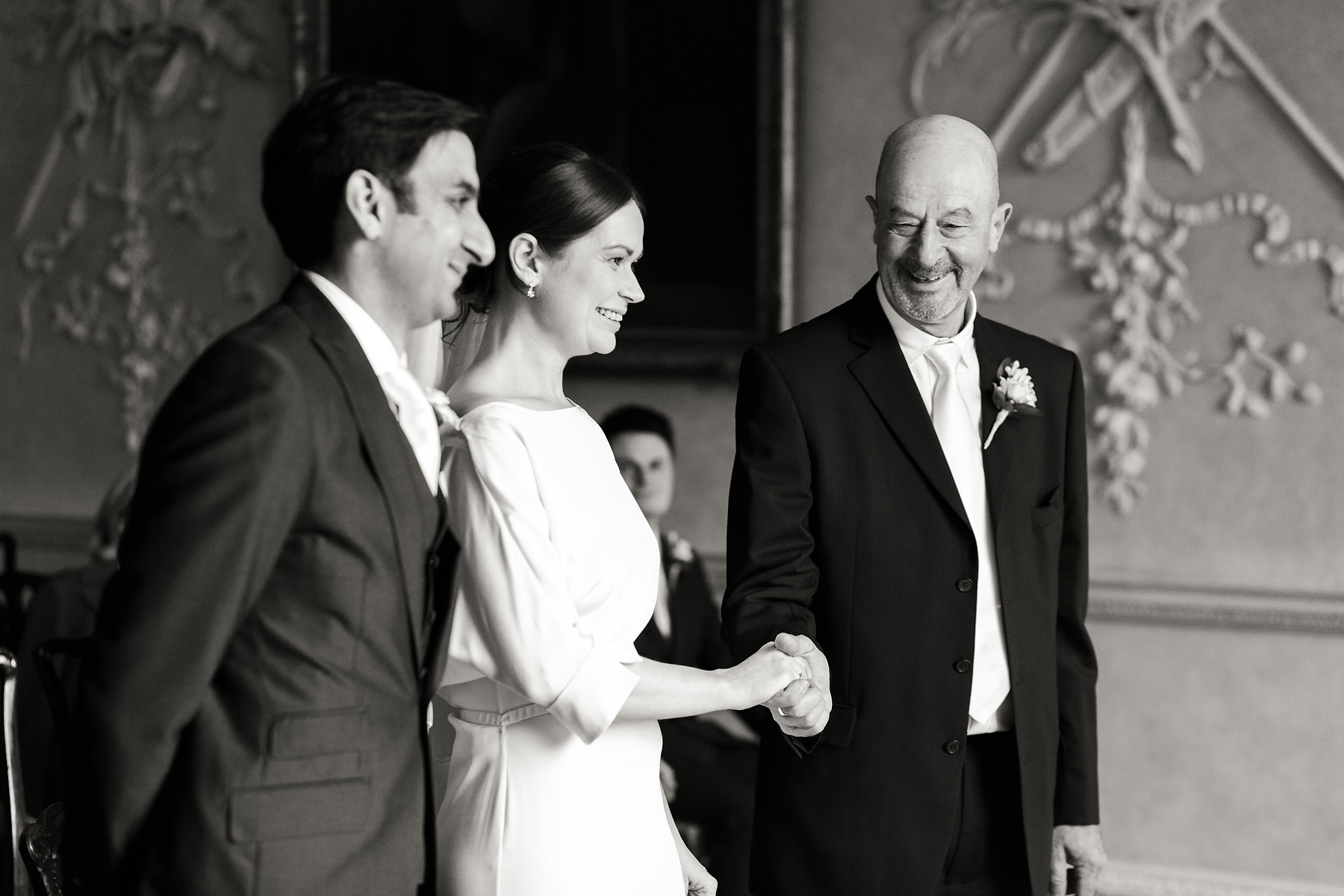 Creative documentary wedding photography at Hagley Hall in Worcestershire by Documentary Wedding Photographer Stuart James