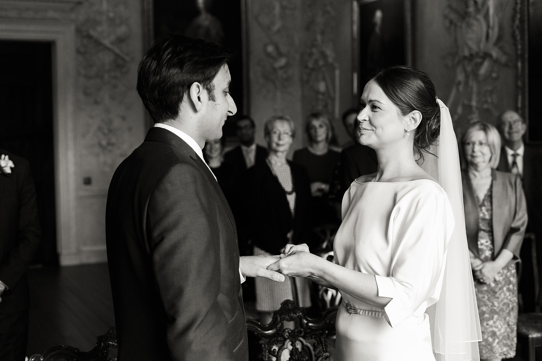 Creative documentary wedding photography at Hagley Hall in Worcestershire by Documentary Wedding Photographer Stuart James