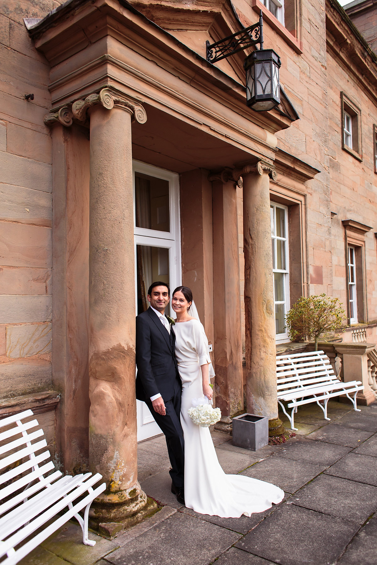 Creative documentary wedding photography at Hagley Hall in Worcestershire by Documentary Wedding Photographer Stuart James