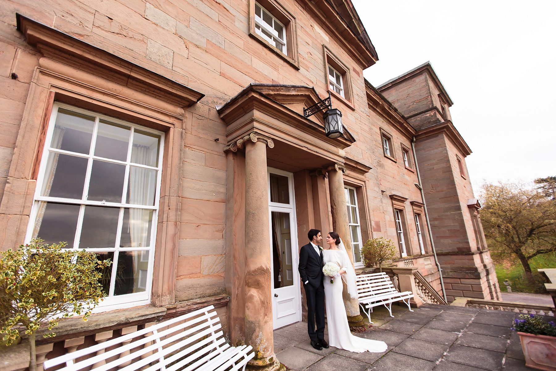 Creative documentary wedding photography at Hagley Hall in Worcestershire by Documentary Wedding Photographer Stuart James