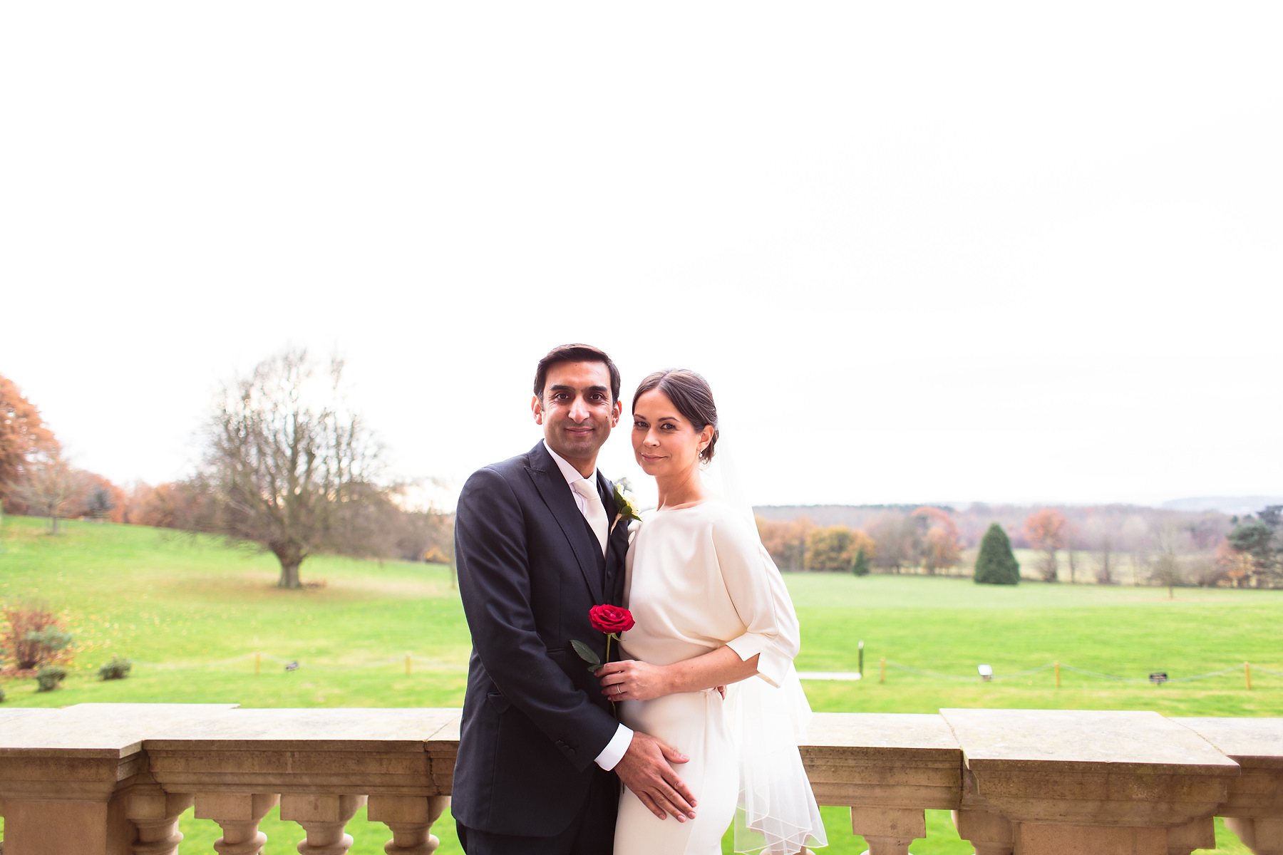 Creative documentary wedding photography at Hagley Hall in Worcestershire by Documentary Wedding Photographer Stuart James