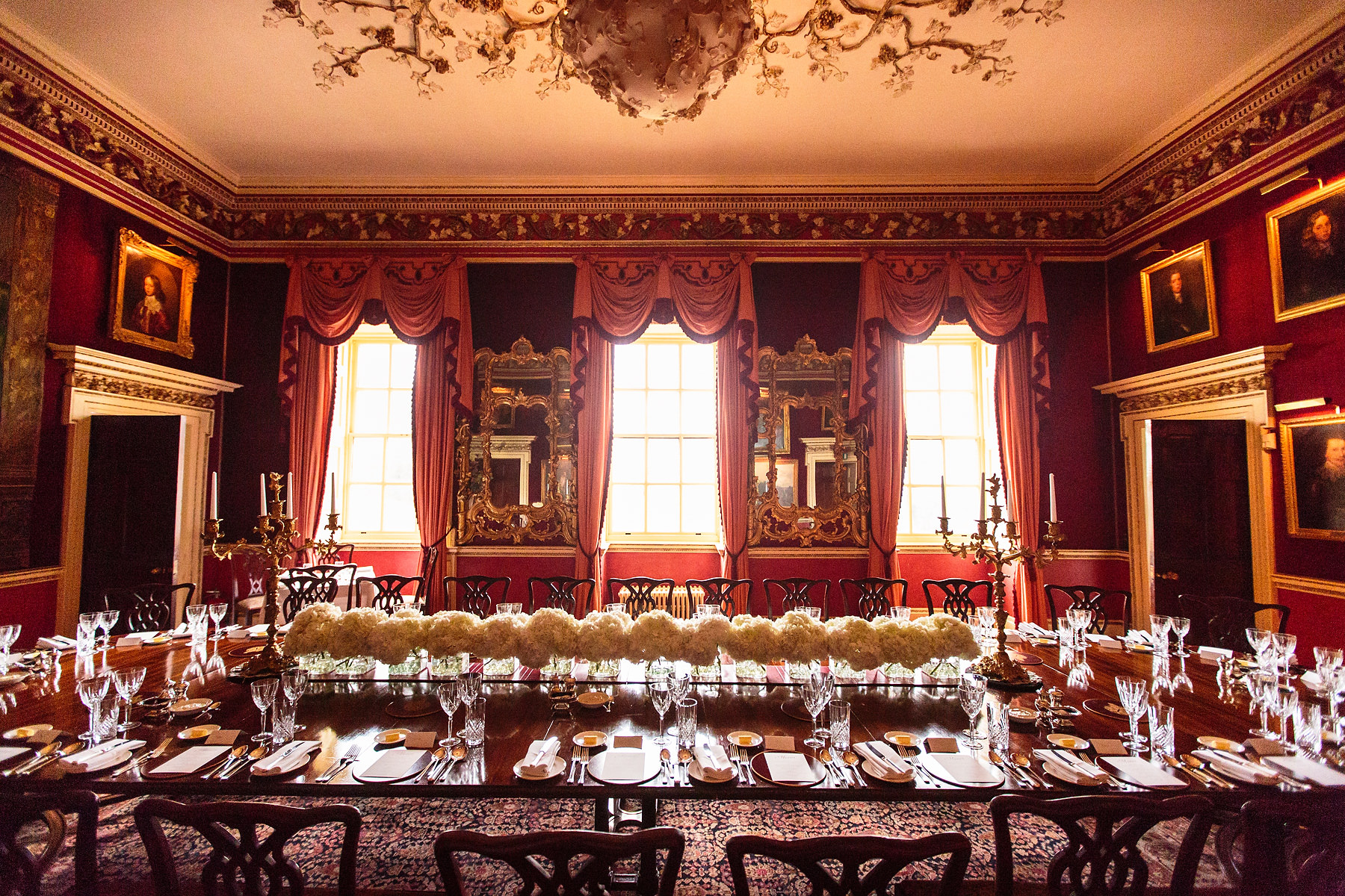 Creative documentary wedding photography at Hagley Hall in Worcestershire by Documentary Wedding Photographer Stuart James