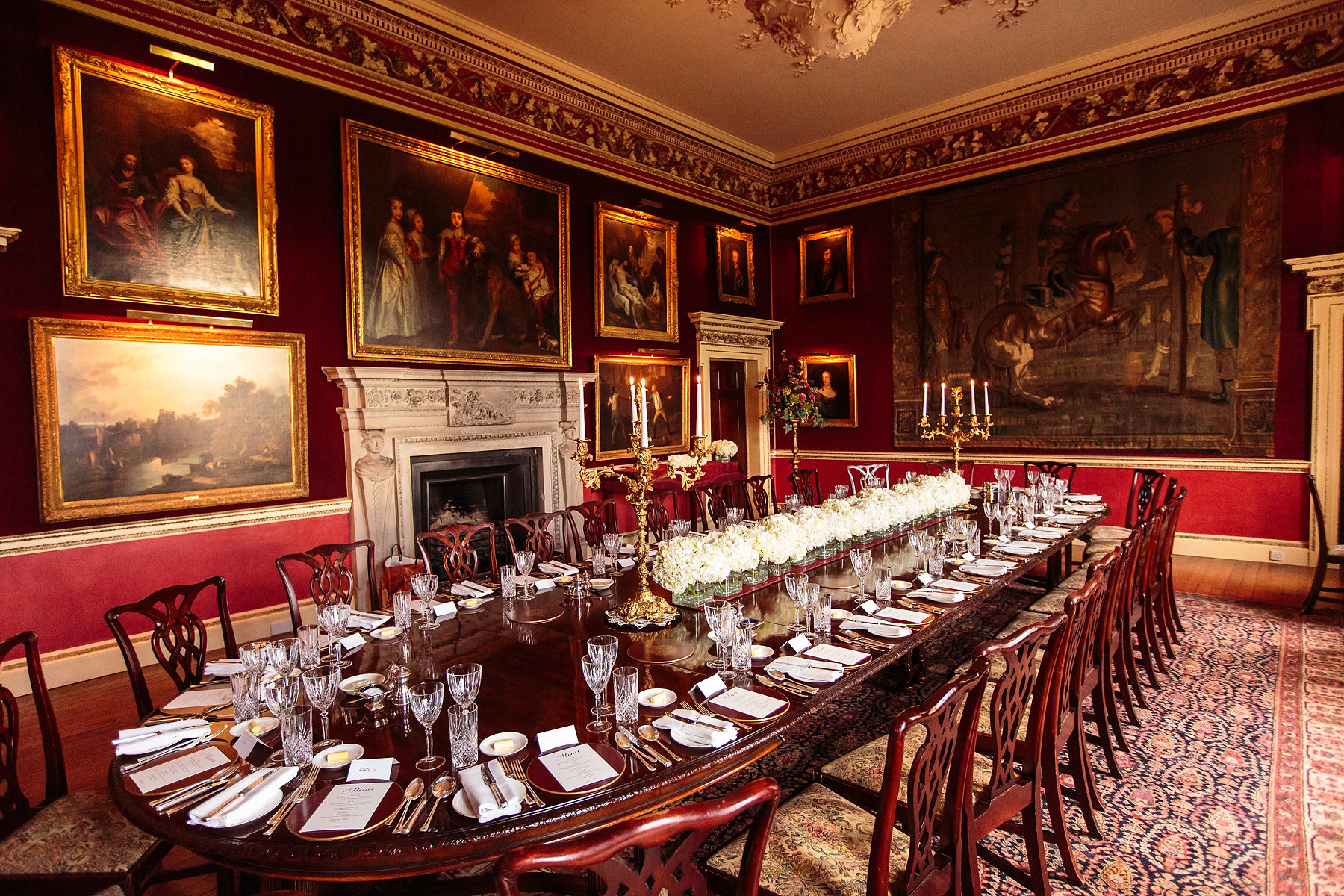 Creative documentary wedding photography at Hagley Hall in Worcestershire by Documentary Wedding Photographer Stuart James