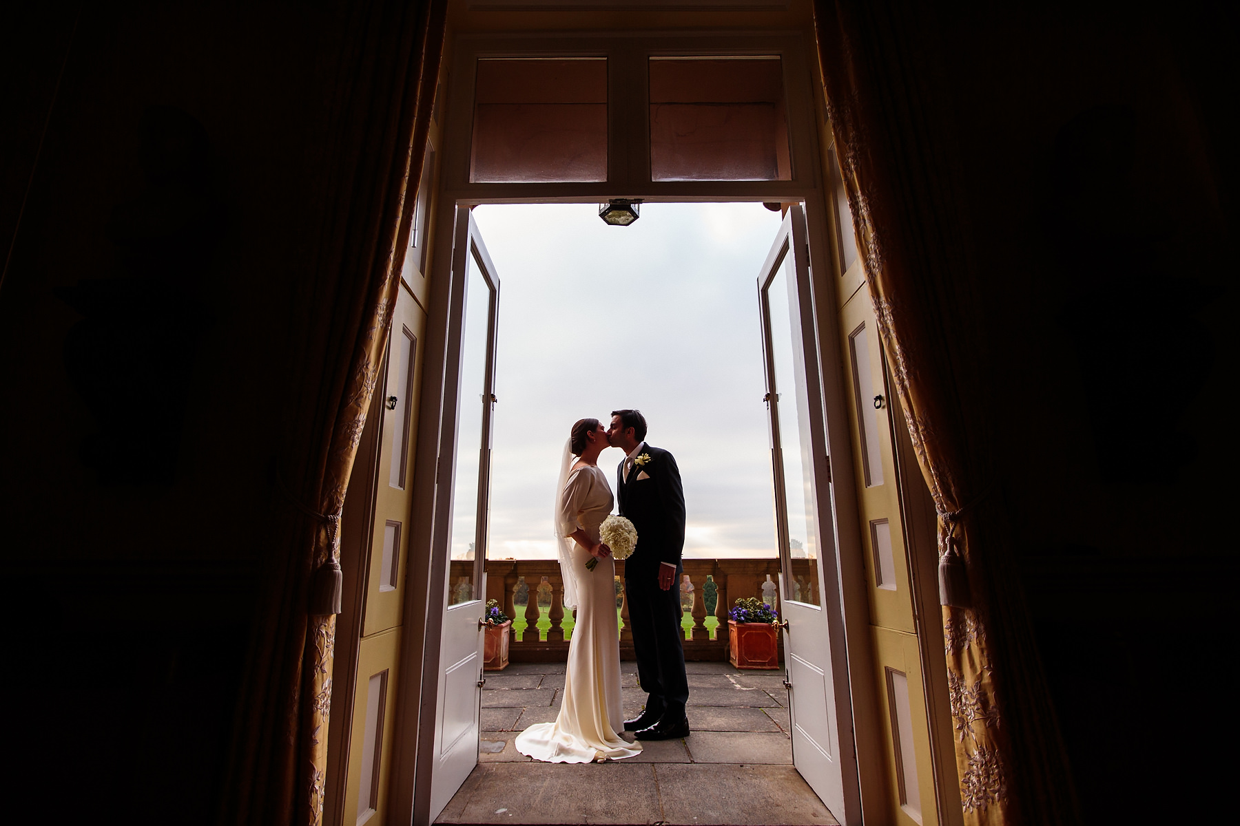 Creative documentary wedding photography at Hagley Hall in Worcestershire by Documentary Wedding Photographer Stuart James