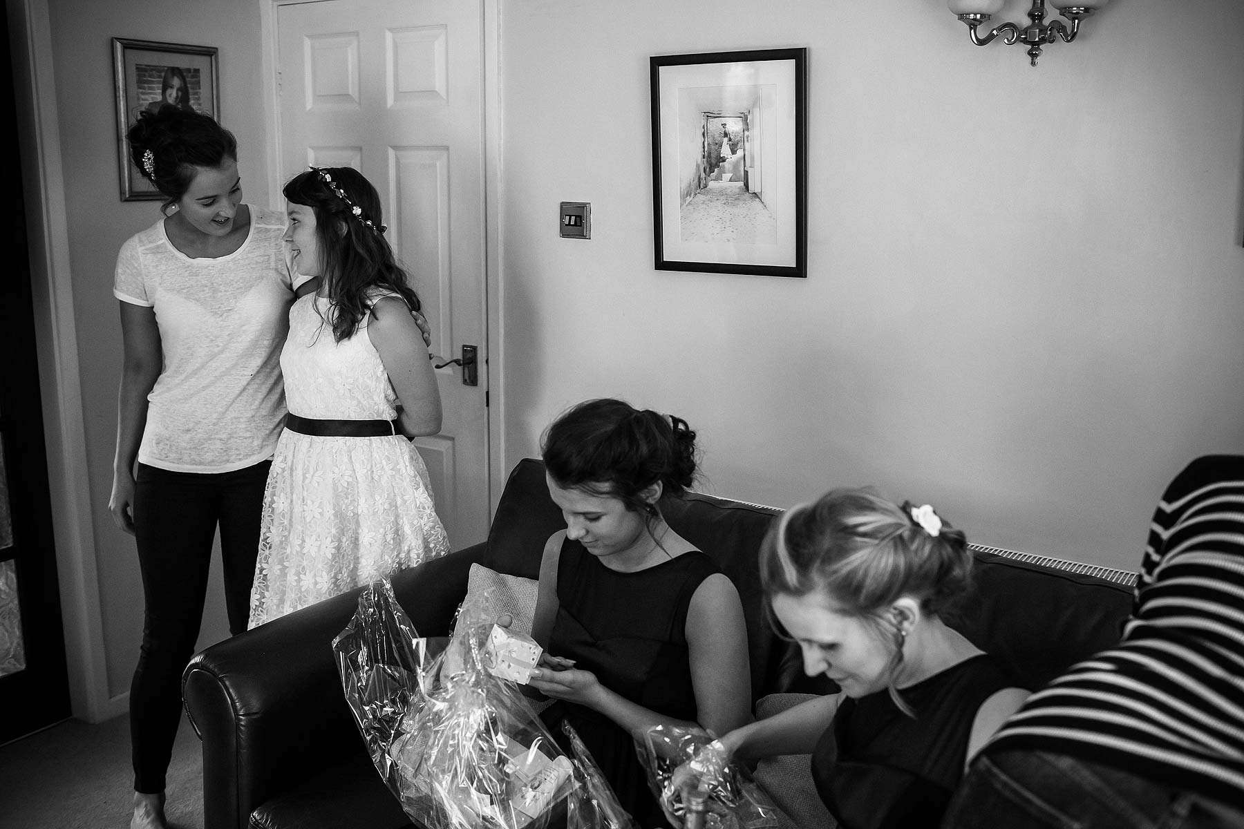 Documenting the wedding morning at Parents Home in Wolverhampton by Wolverhampton Documentary Wedding Photographer Stuart James