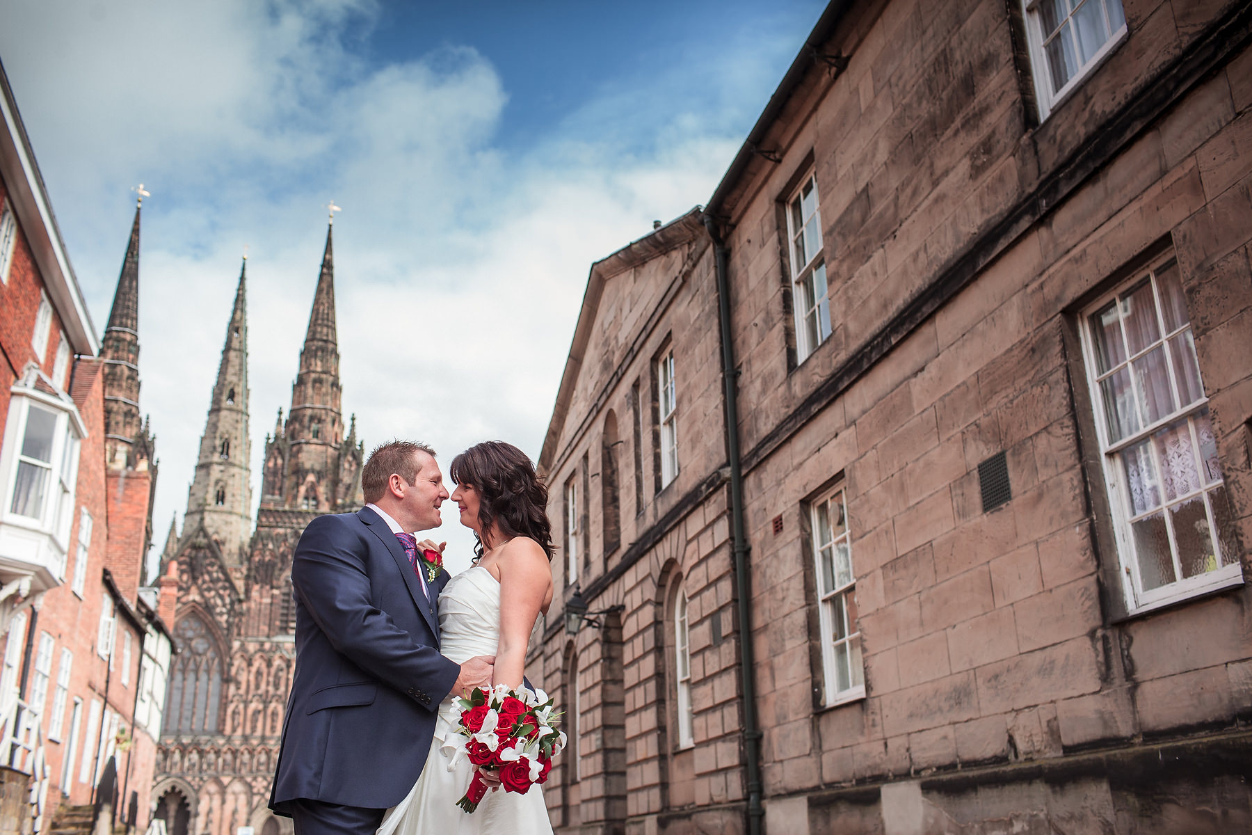 Creative documentary wedding photography Lichfield Registry Office in Lichfield by Documentary Wedding Photographer Stuart James