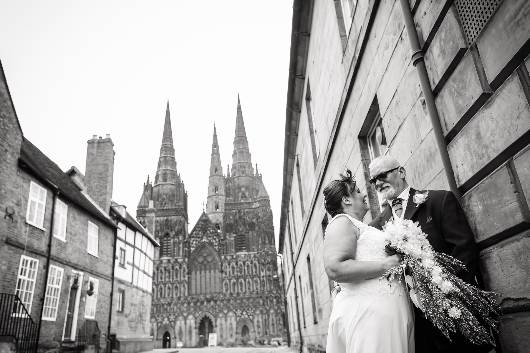 Creative documentary wedding photography Lichfield Registry Office in Lichfield by Documentary Wedding Photographer Stuart James