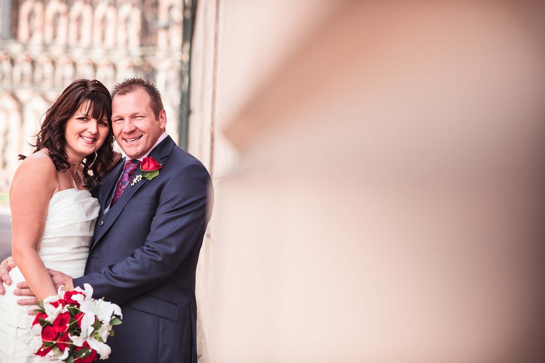 Stunning relaxed portraits at Lichfield Cathedral in Lichfield by Documentary Wedding Photographer Stuart James
