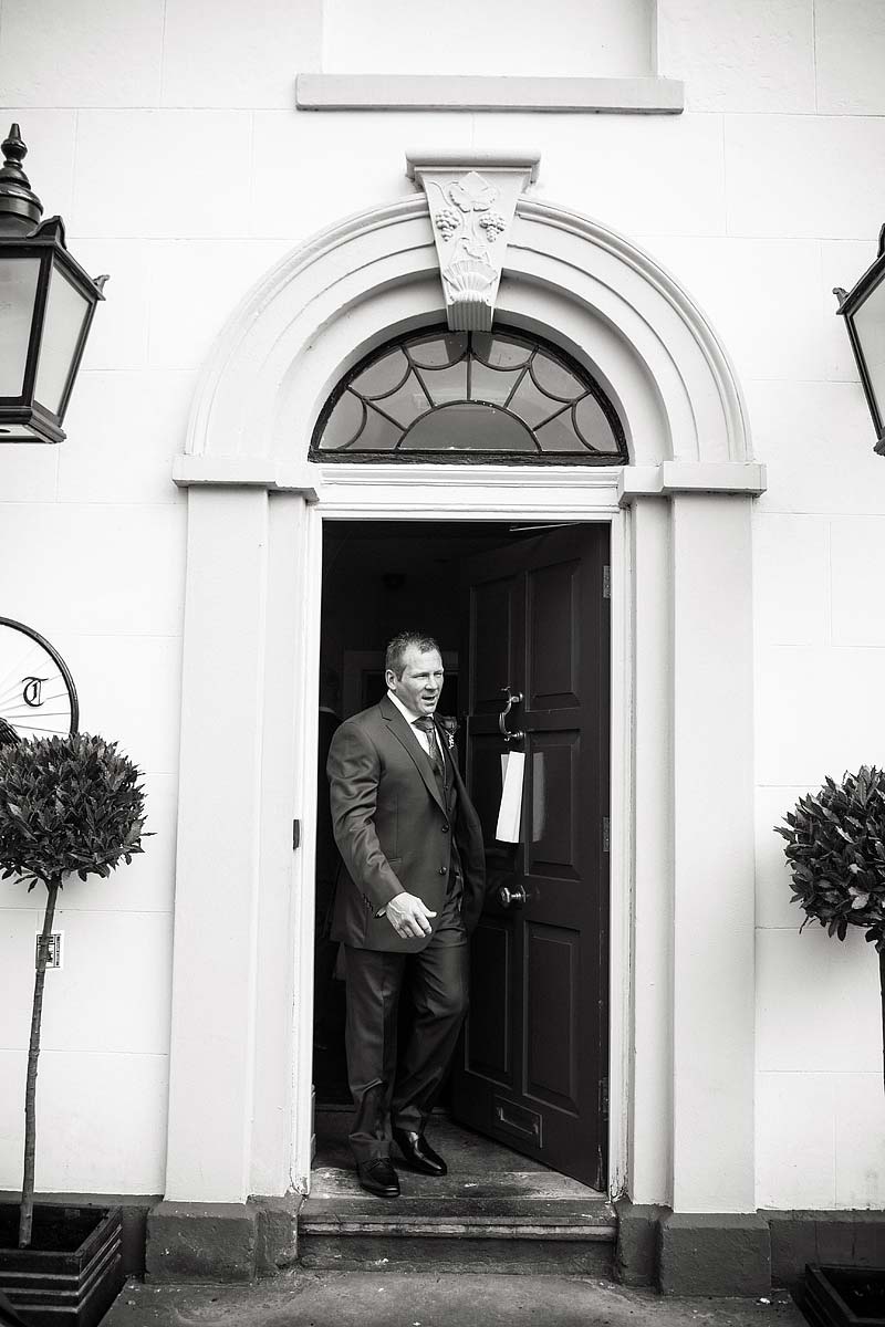 Candid natural storytelling wedding photography at The Lion Hotel in Brewood by Documentary Wedding Photographer Stuart James