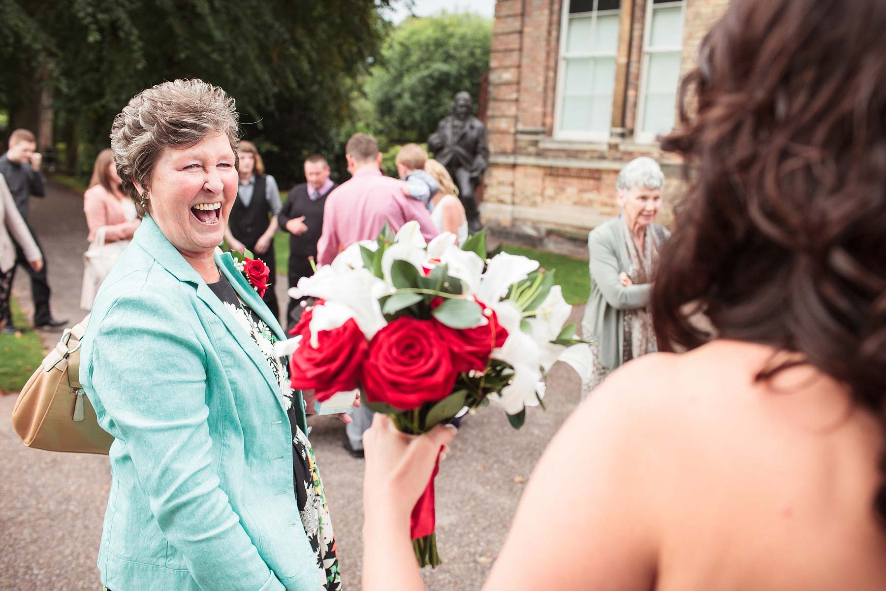 Relaxed natural wedding photographs at Lichfield Registry Office in Lichfield by Staffordshire Wedding Photographer Stuart James