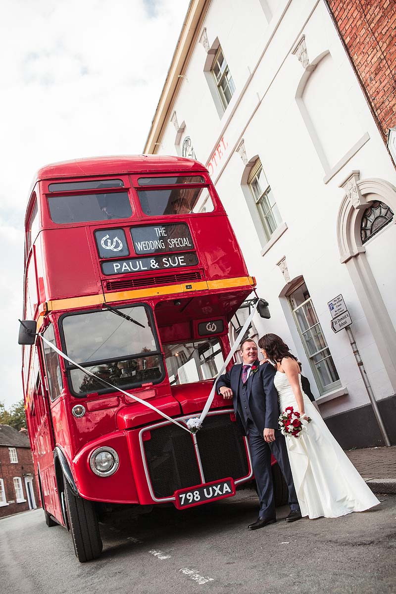 Fun natural wedding photographs at The Lion Hotel in Brewood by Documentary Wedding Photographer Stuart James