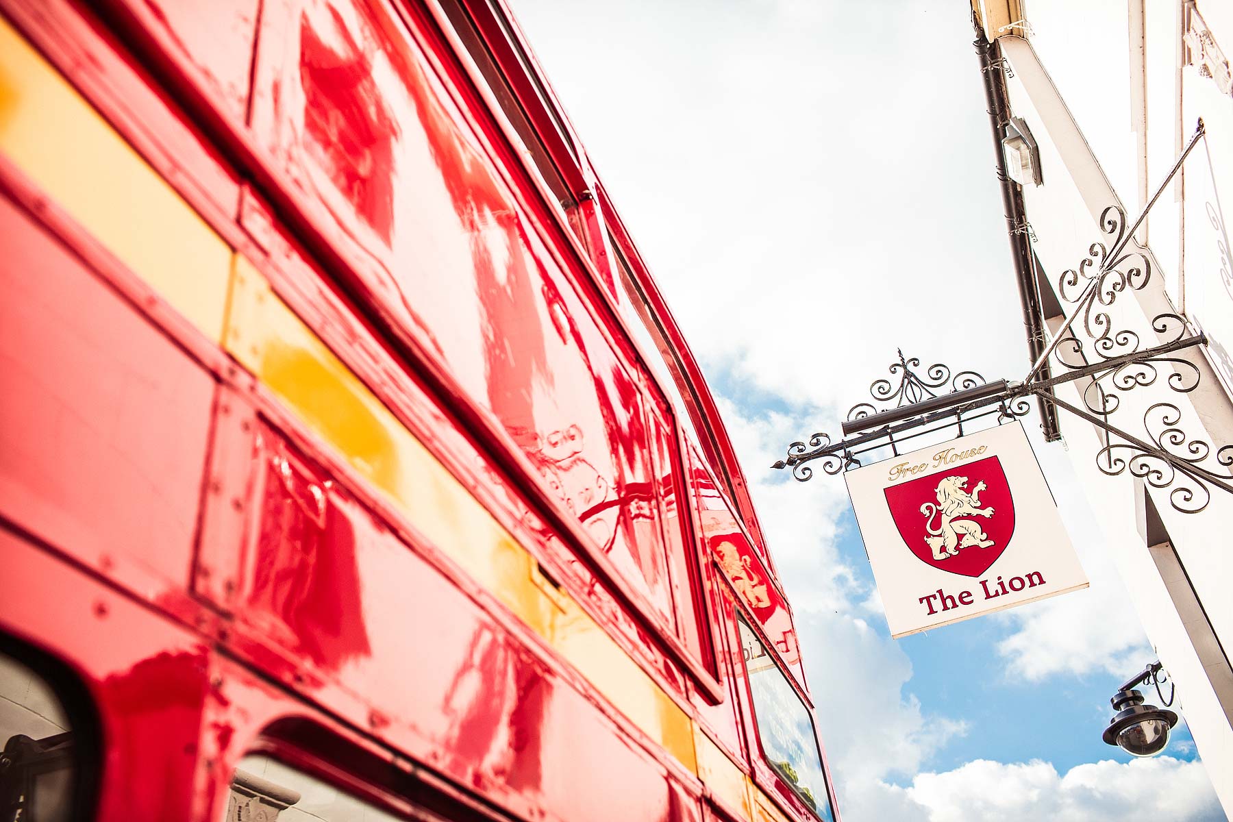 Fun natural wedding photographs at The Lion Hotel in Brewood by Documentary Wedding Photographer Stuart James