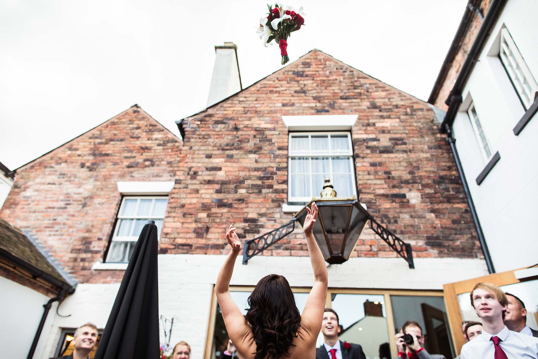 Reportage wedding photography at The Lion Hotel in Brewood by Documentary Wedding Photographer Stuart James