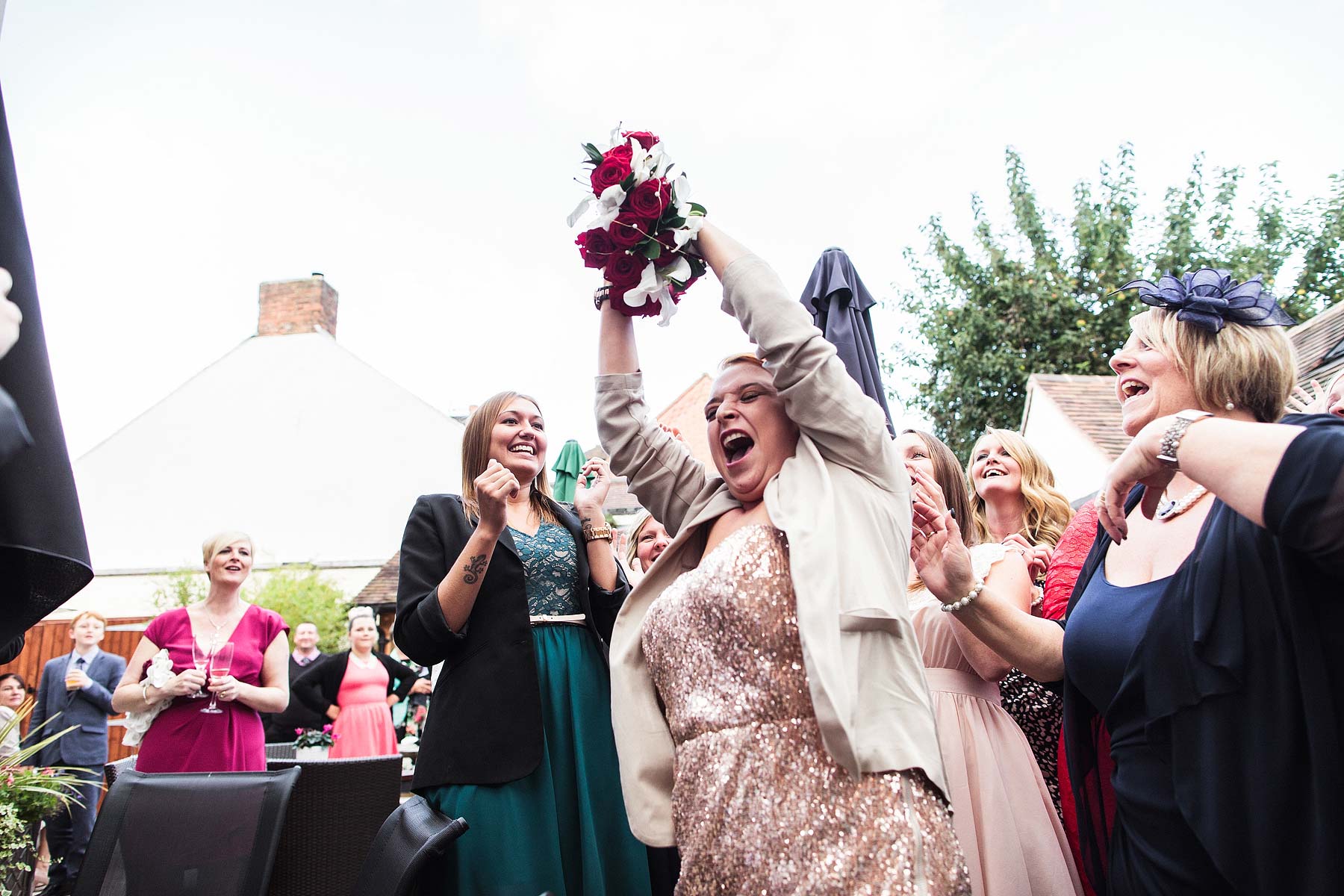 Creative modern wedding photography at The Lion Hotel in Brewood by Documentary Wedding Photographer Stuart James
