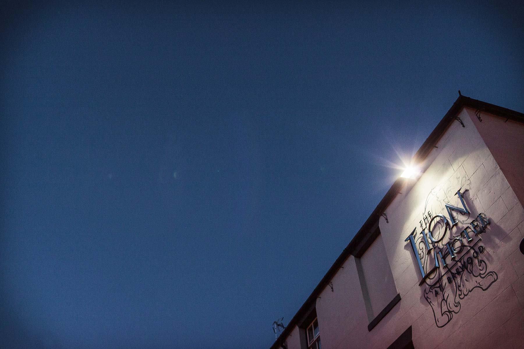 Creative modern wedding photography at The Lion Hotel in Brewood by Documentary Wedding Photographer Stuart James