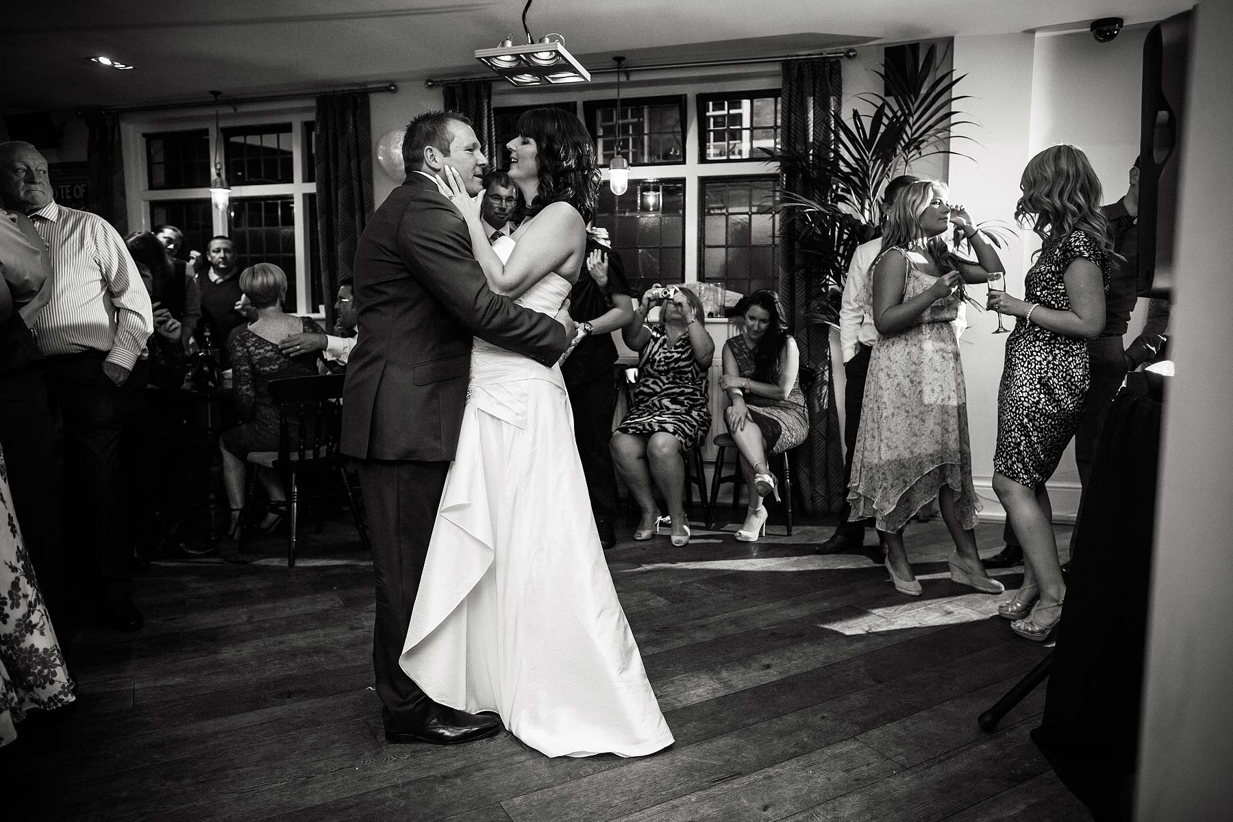Reportage wedding photography at The Lion Hotel in Brewood by Documentary Wedding Photographer Stuart James