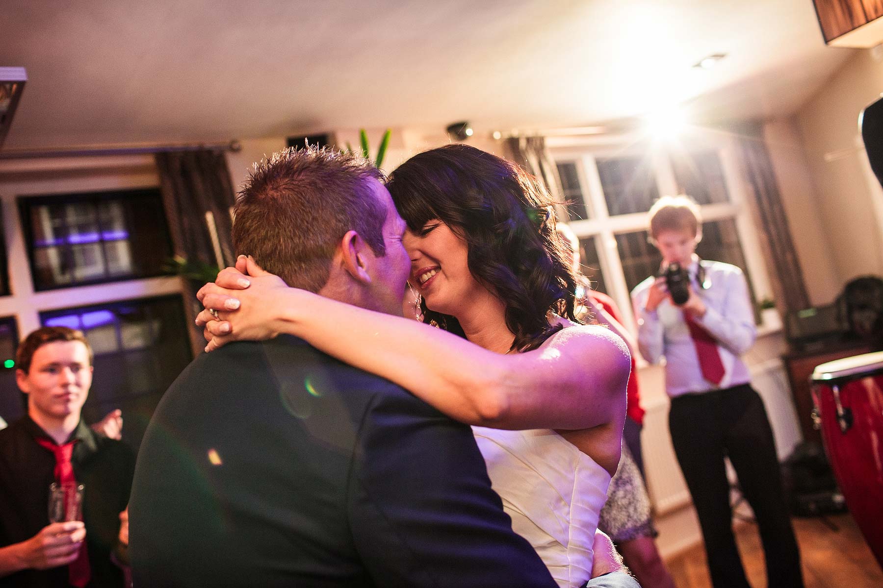 Creative modern wedding photography at The Lion Hotel in Brewood by Documentary Wedding Photographer Stuart James