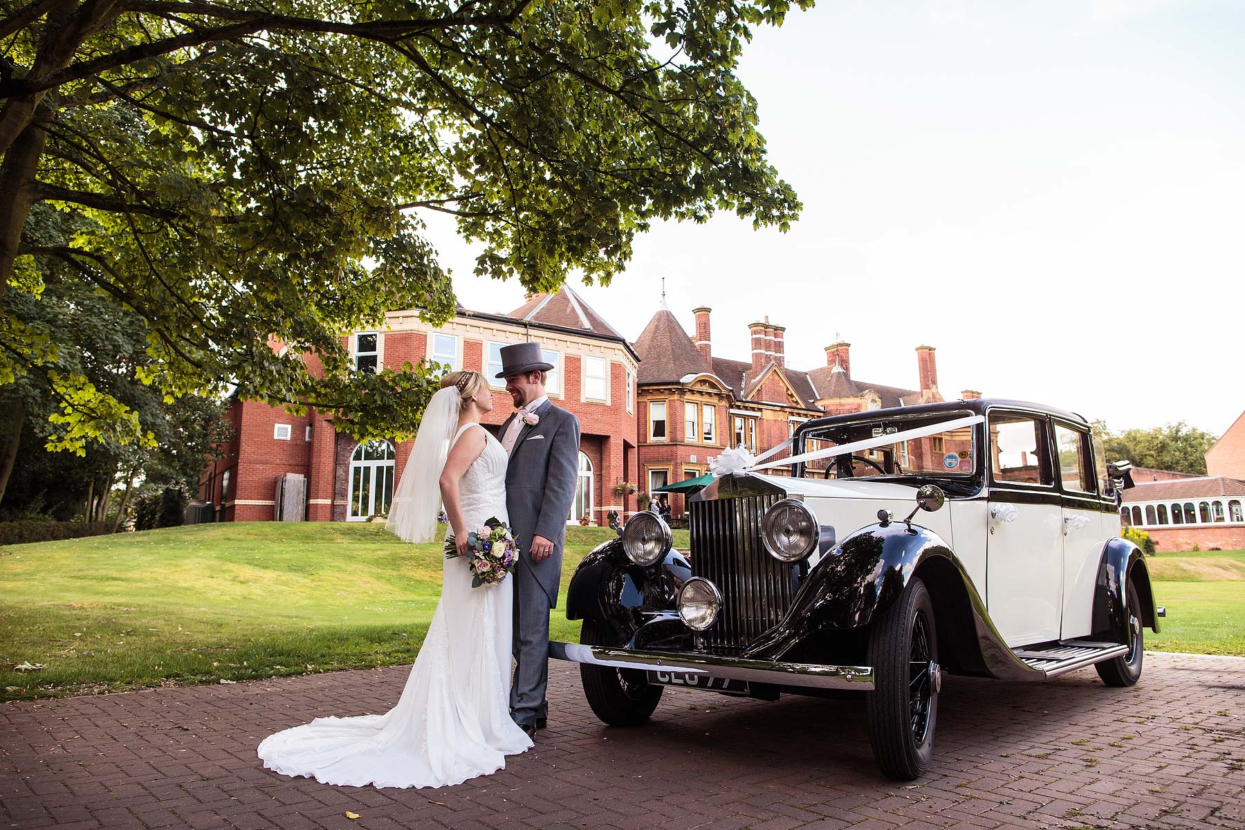 Creative wedding photography by Documentary Wedding Photographer Stuart James at Moor Hall in Sutton Coldfield