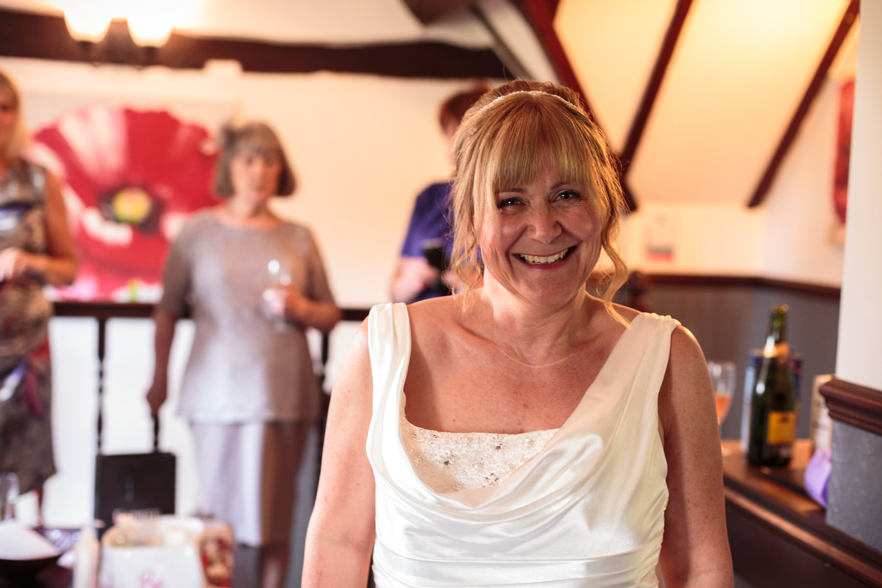 Creative wedding photography by Documentary Wedding Photographer Stuart James at Oak Farm in Cannock