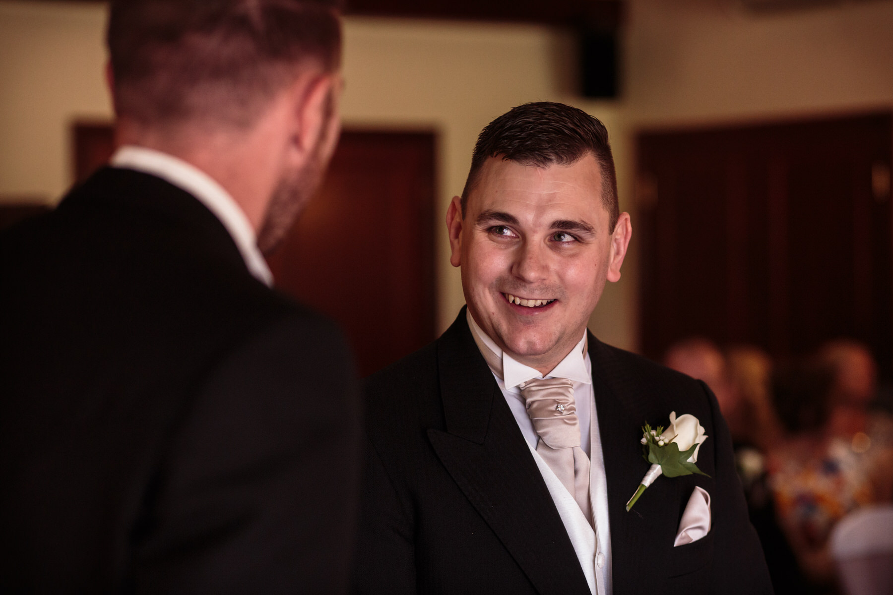 Creative wedding photography by Documentary Wedding Photographer Stuart James at Oak Farm in Cannock