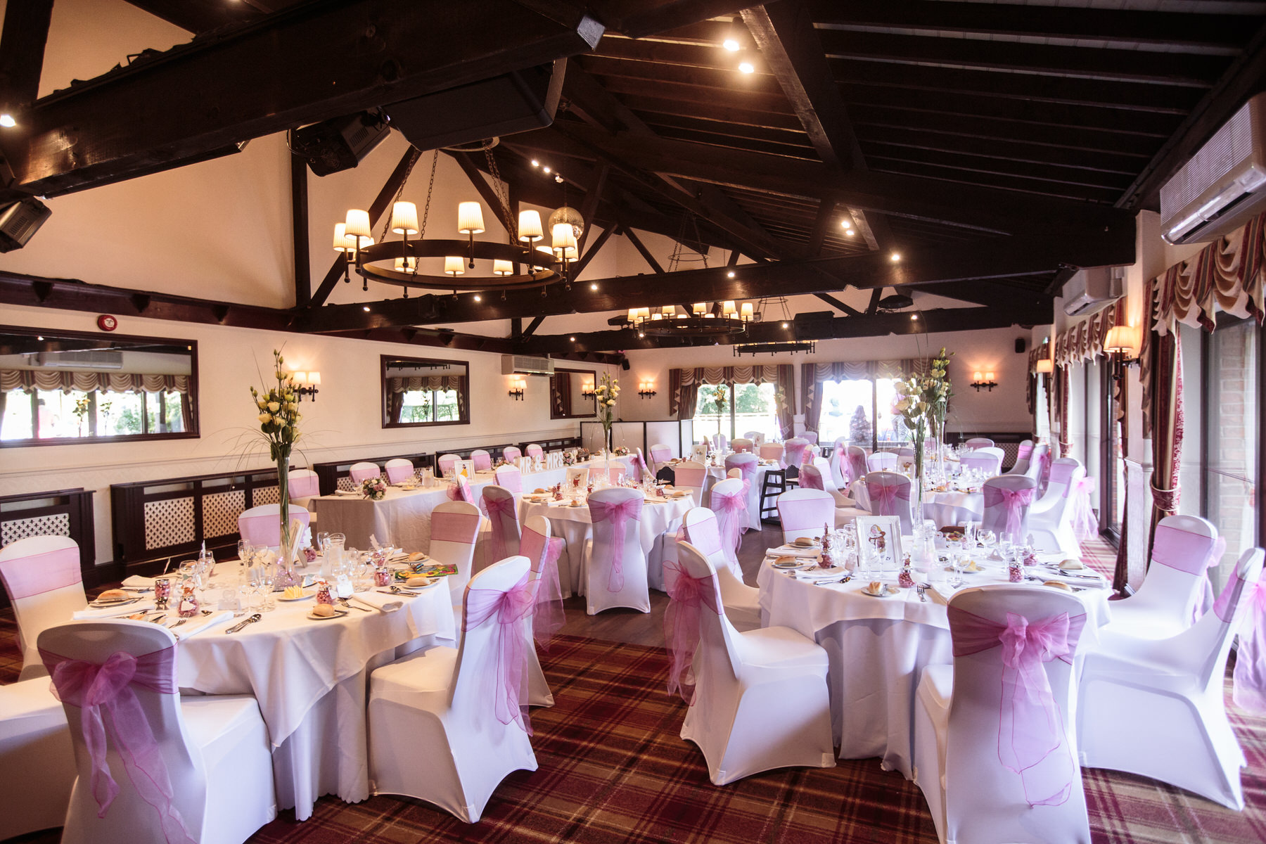 Creative wedding photography by Documentary Wedding Photographer Stuart James at Oak Farm in Cannock
