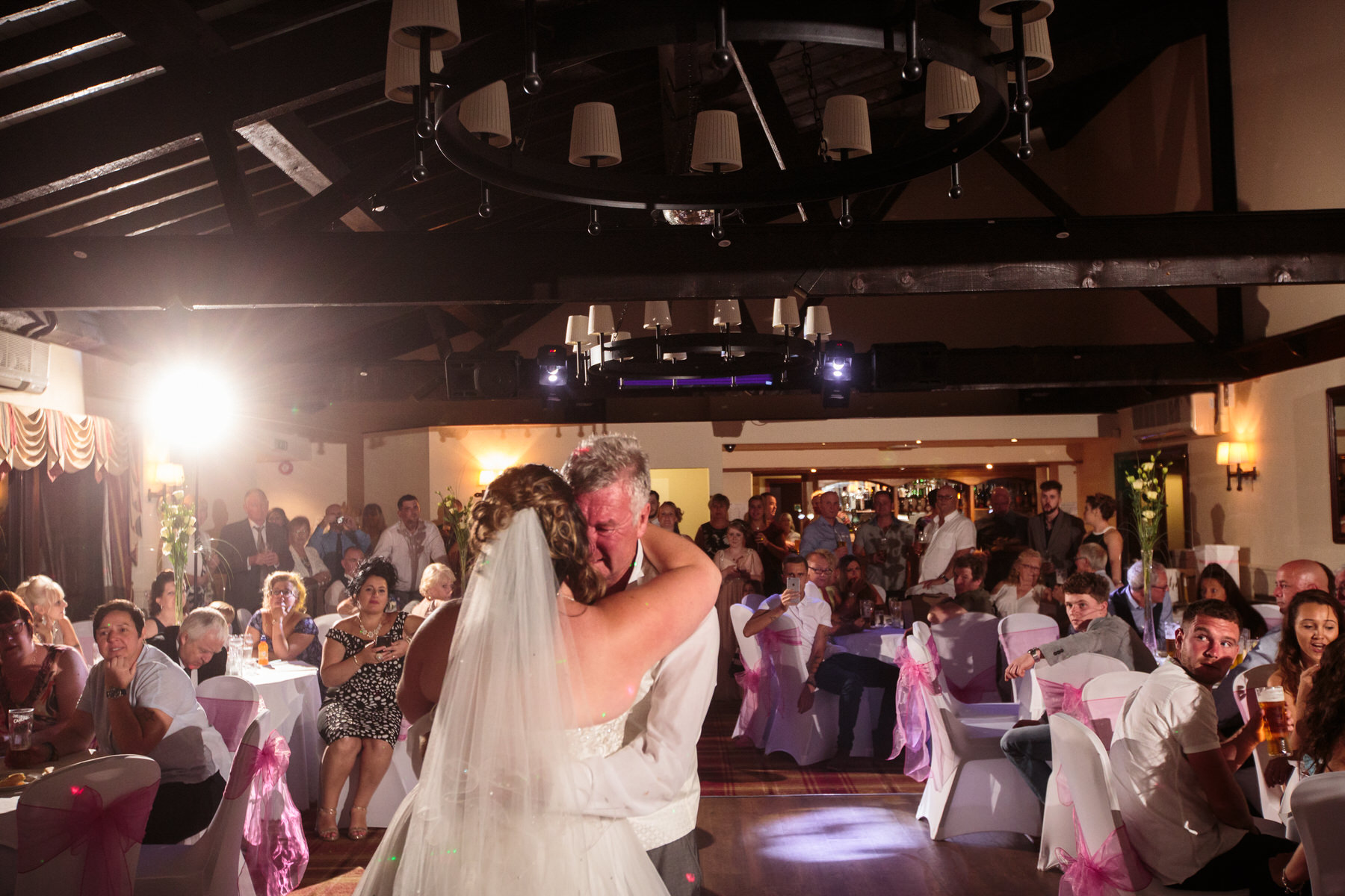 Creative wedding photography by Documentary Wedding Photographer Stuart James at Oak Farm in Cannock