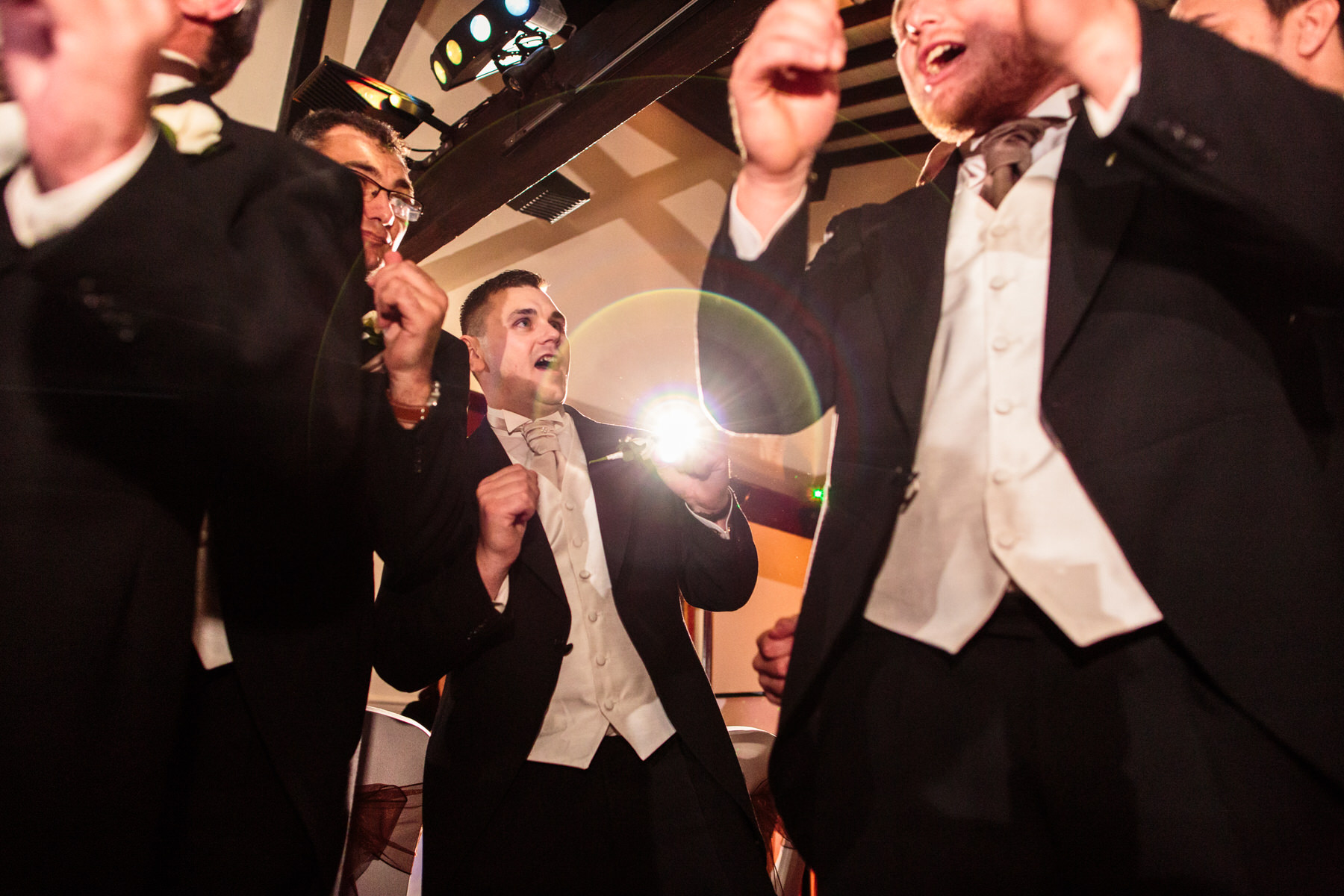 Creative wedding photography by Documentary Wedding Photographer Stuart James at Oak Farm in Cannock