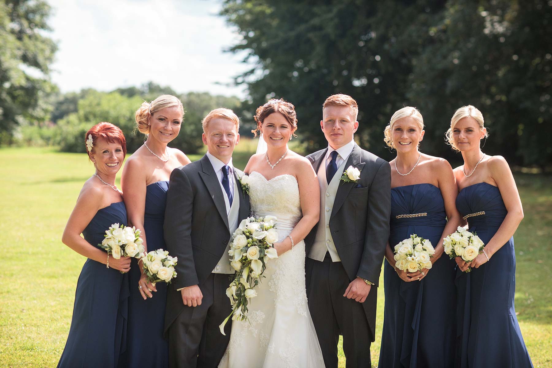 Relaxed group photographs at Somerford Hall in Brewood by Reportage Wedding Photographer Stuart James