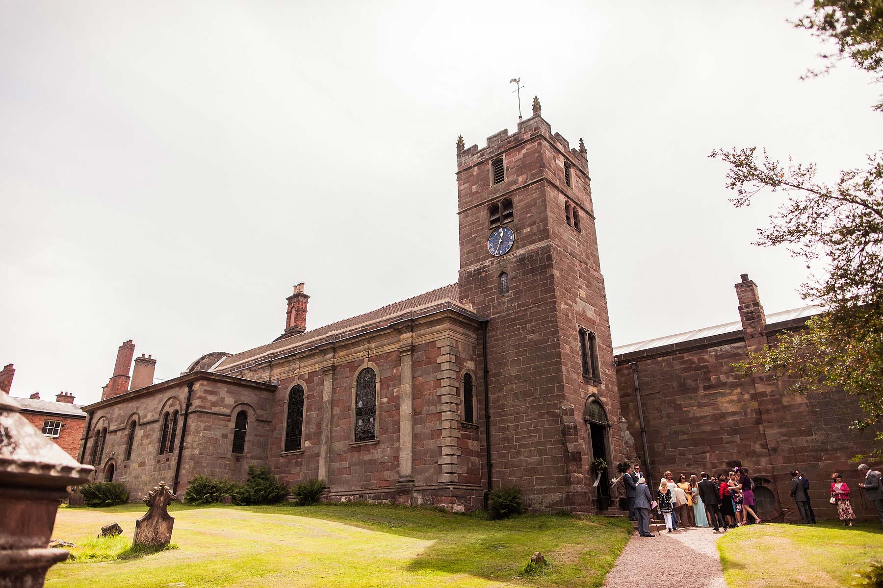 Wedding at St Andrews Church at Weston Park in Staffordshire by Reportage Wedding Photographer Stuart James