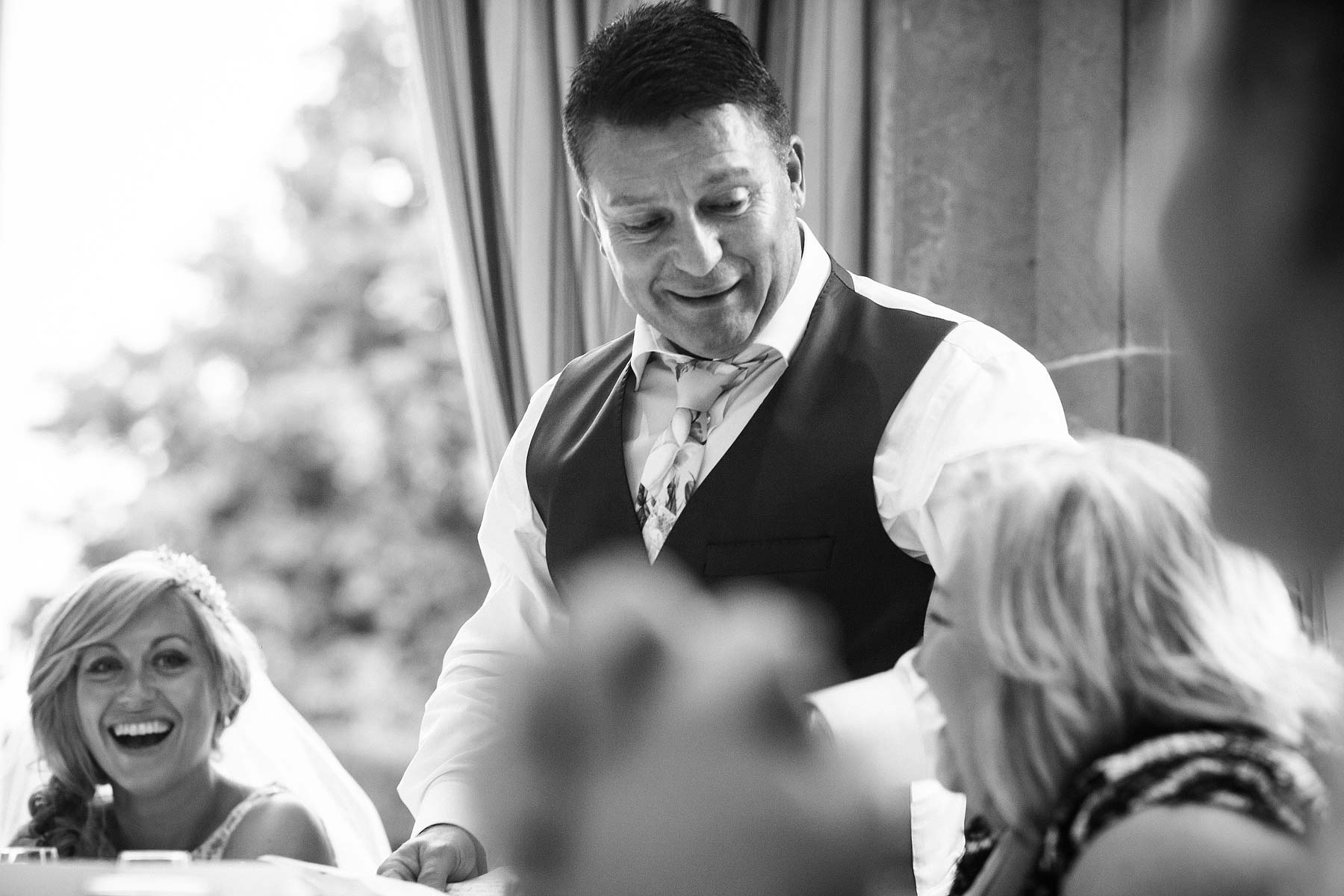 Documentary photography of brilliant speeches at Weston Park in Weston-under-Lizard by Staffordshire Wedding Photographer Stuart James