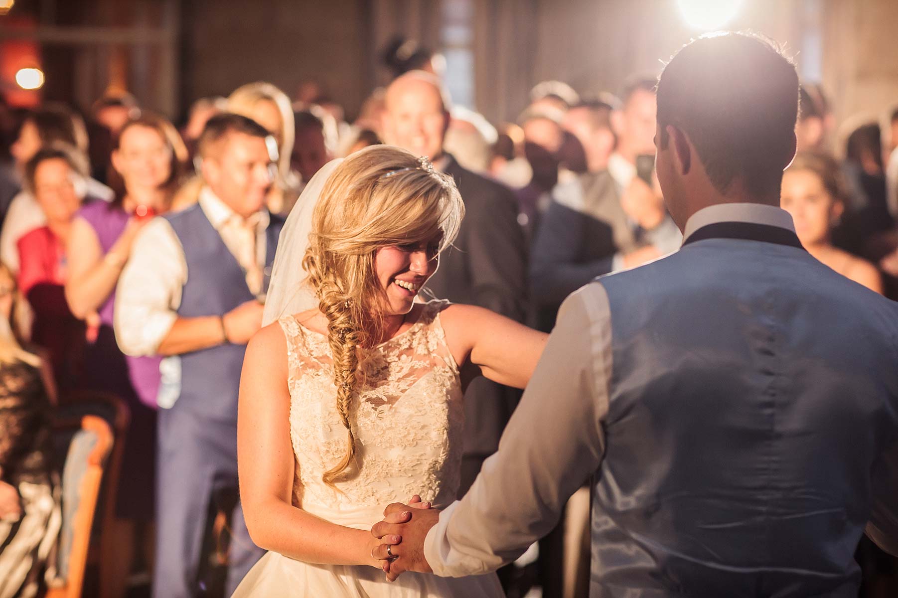 Photographs of fantastic first dance at Weston Park in Weston-under-Lizard by Documentary Wedding Photographer Stuart James