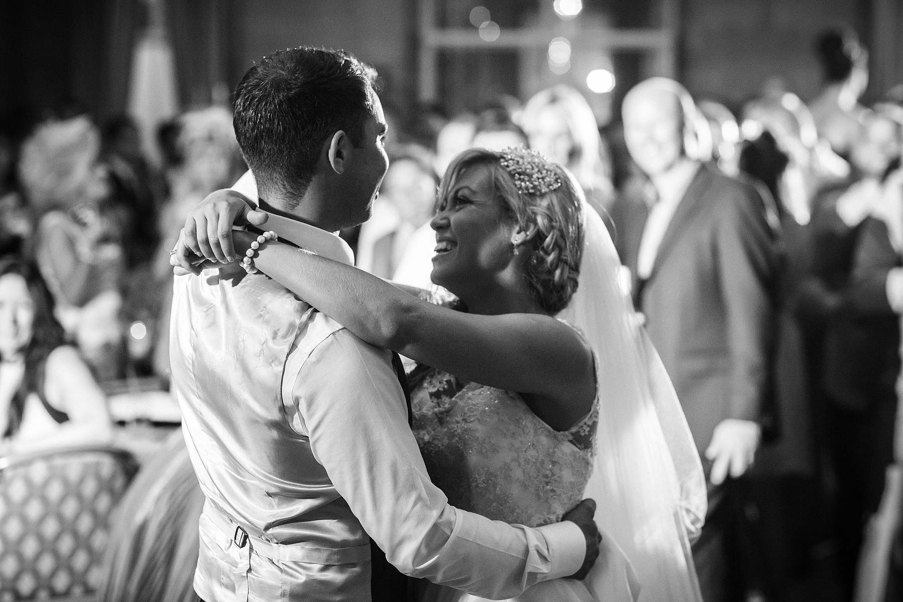 The Orangery is a beautiful setting for an evenings dancing at Weston Park in Weston-under-Lizard by Documentary Wedding Photographer Stuart James