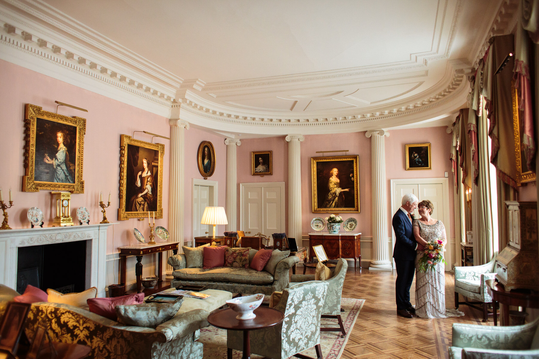 Creative wedding photography by Documentary Wedding Photographer Stuart James at Weston Park in Shropshire