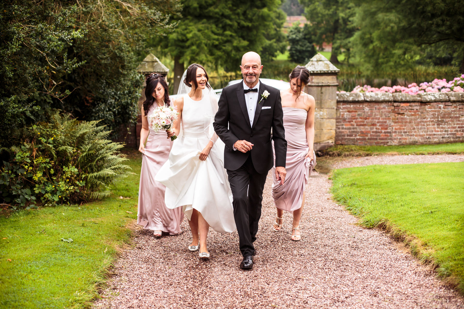 Creative wedding photography by Documentary Wedding Photographer Stuart James at Weston Park in Shropshire